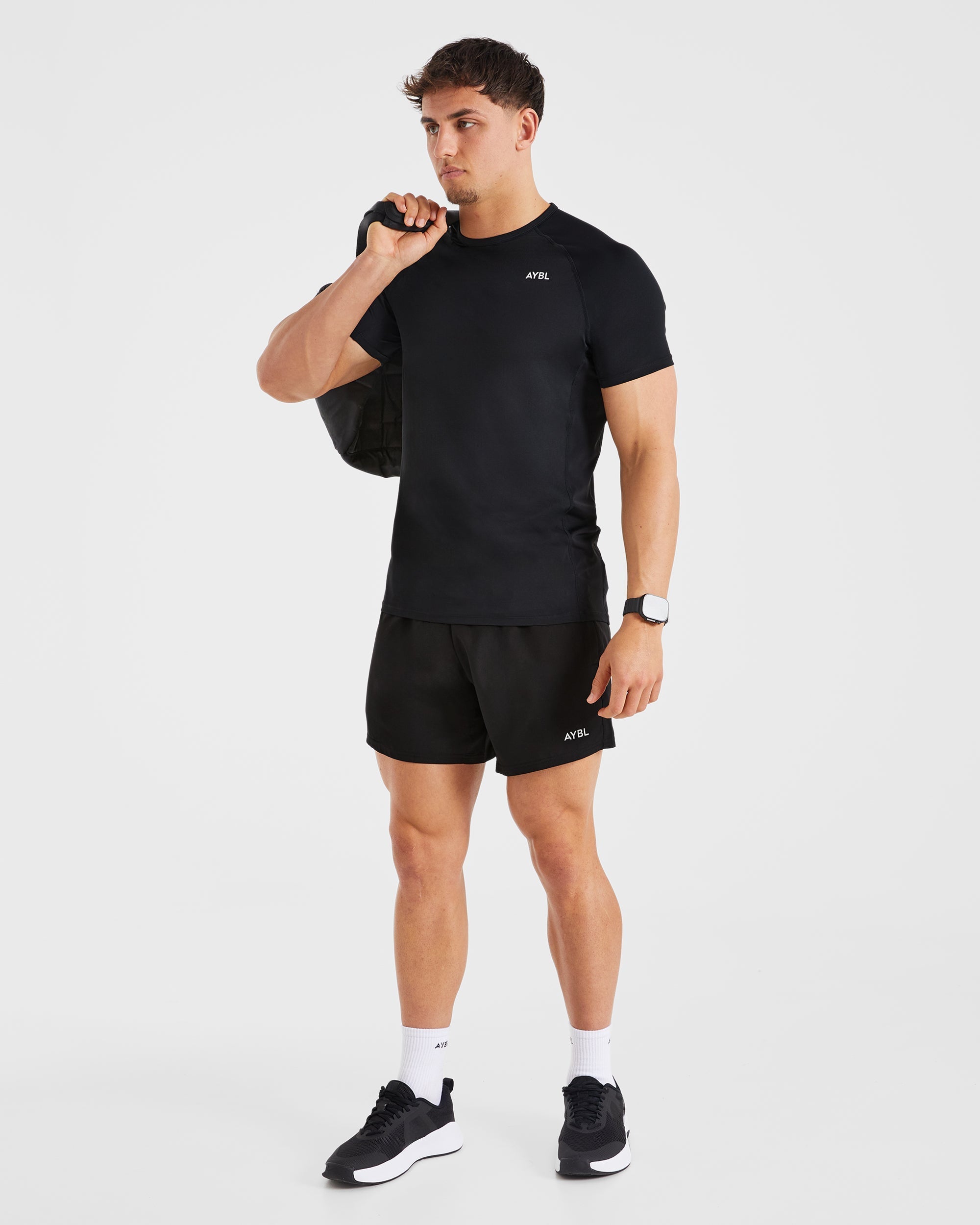 Compression Relaxed T Shirt - Noir