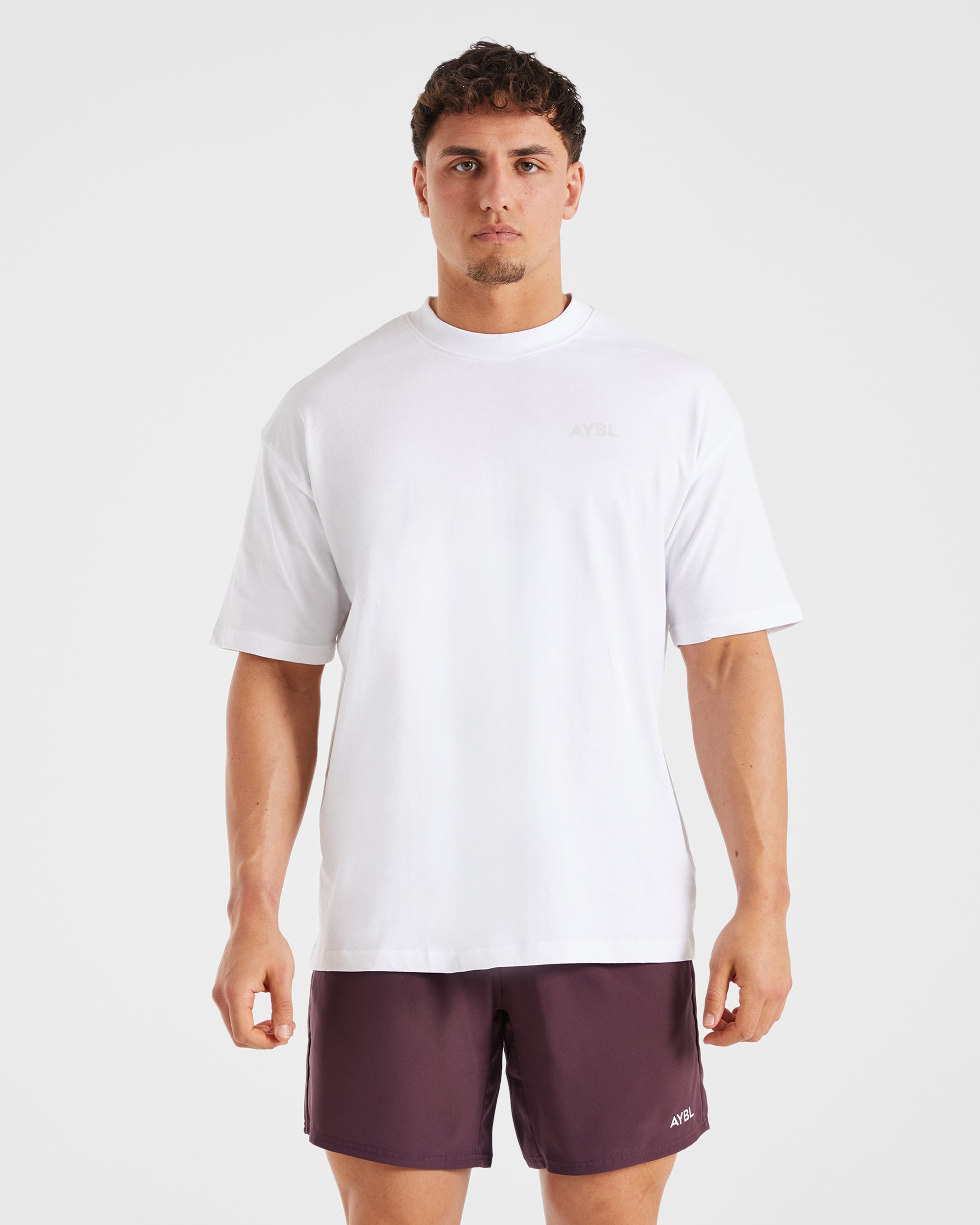 Essential Oversized T Shirt - Blanc
