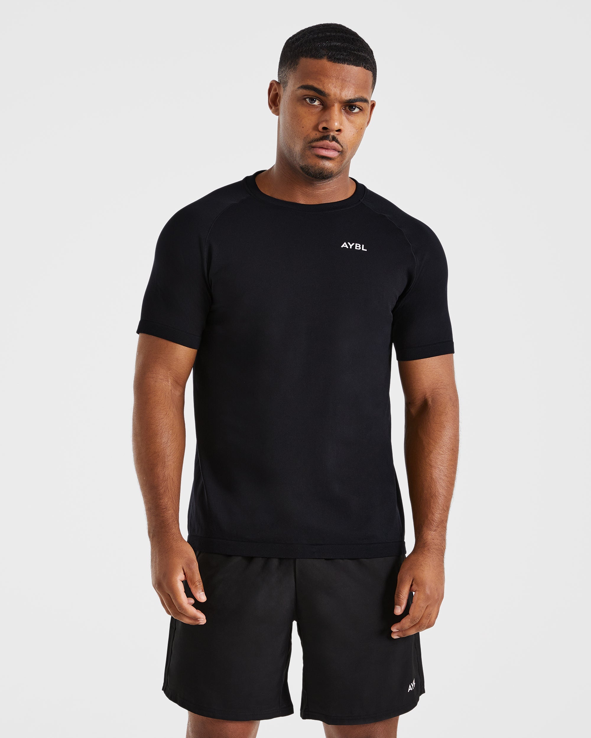 Ascend Seamless T Shirt - Noir