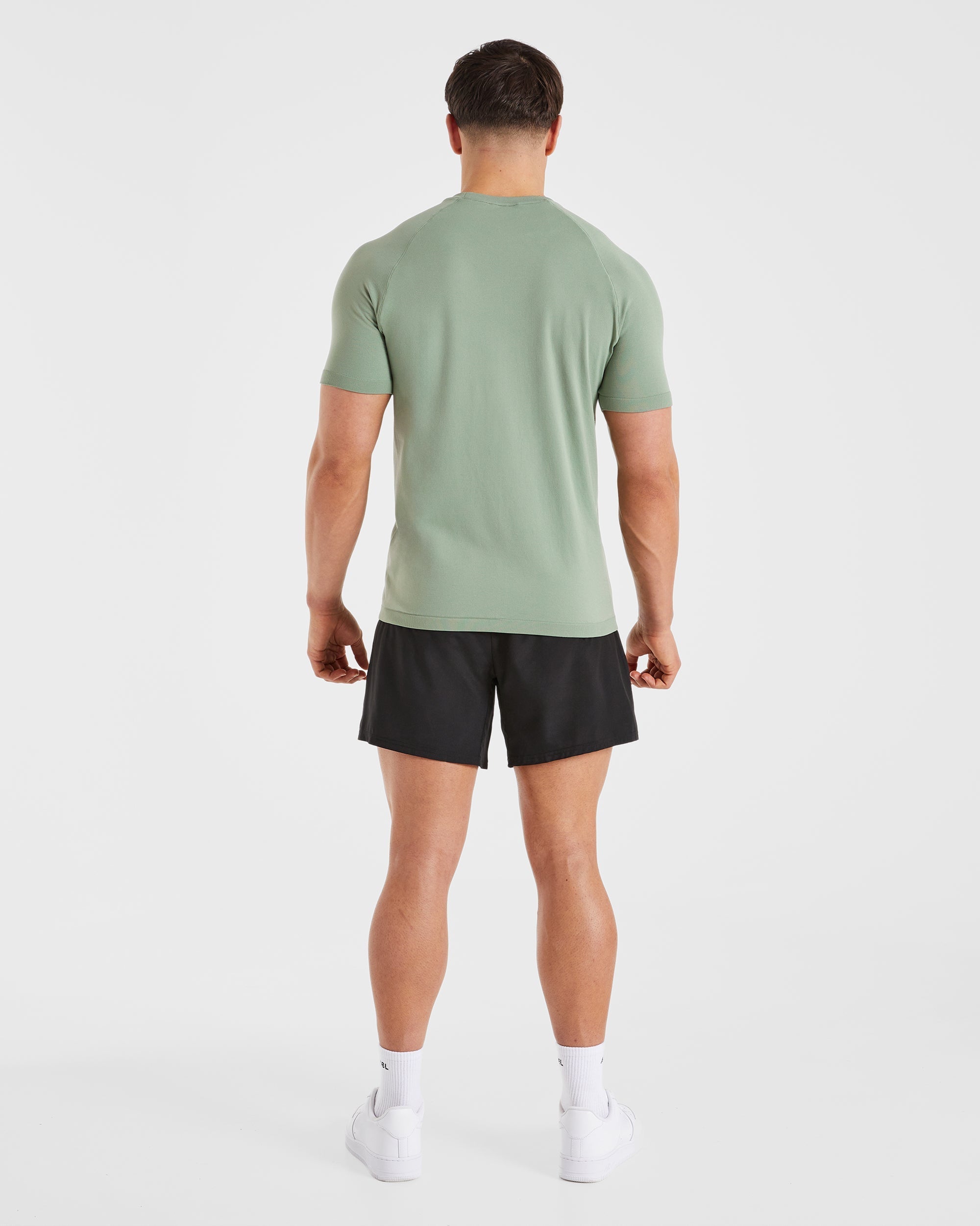 Ascend Seamless T Shirt - Olive Vert