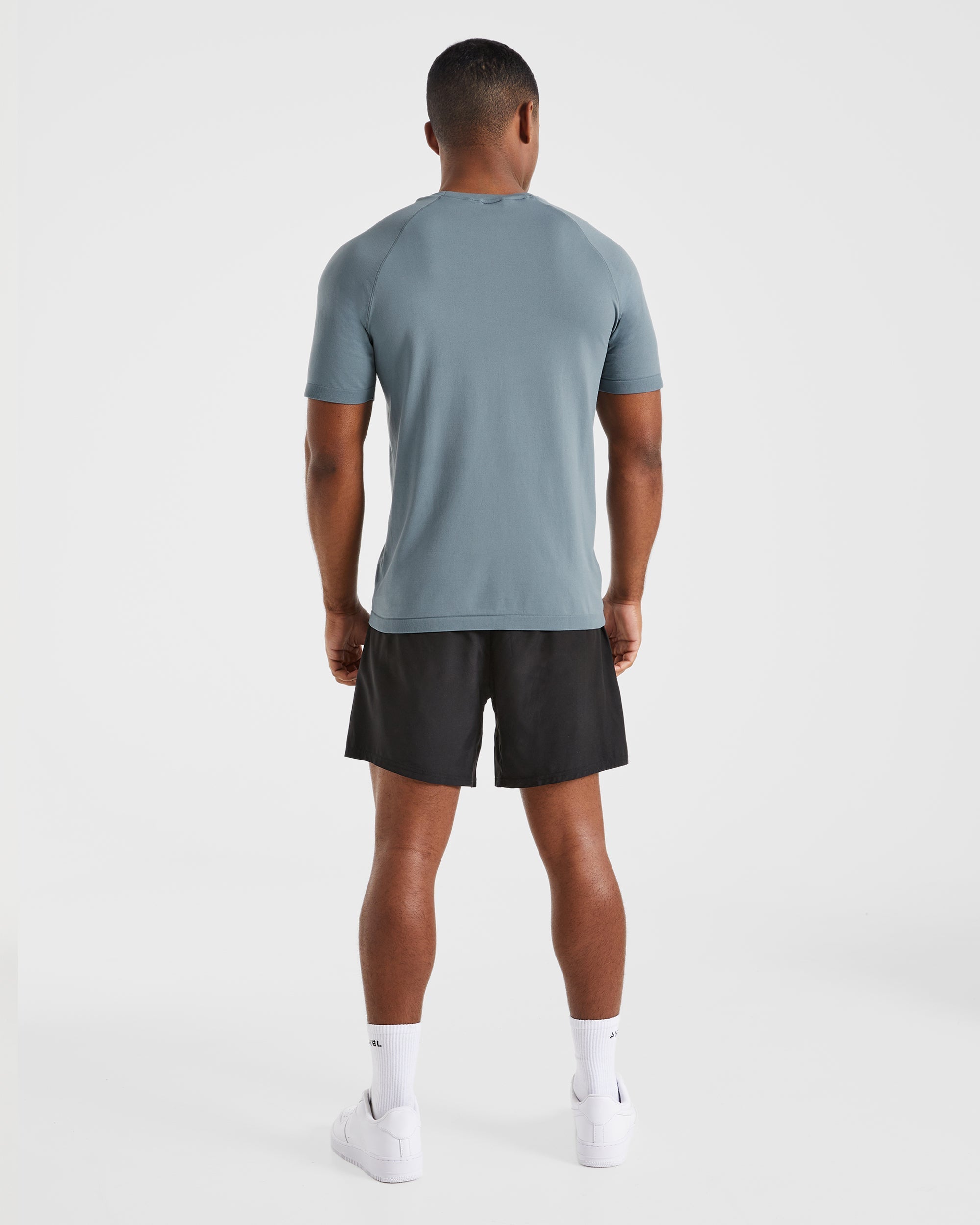 Ascend Seamless T Shirt - Slate Bleu