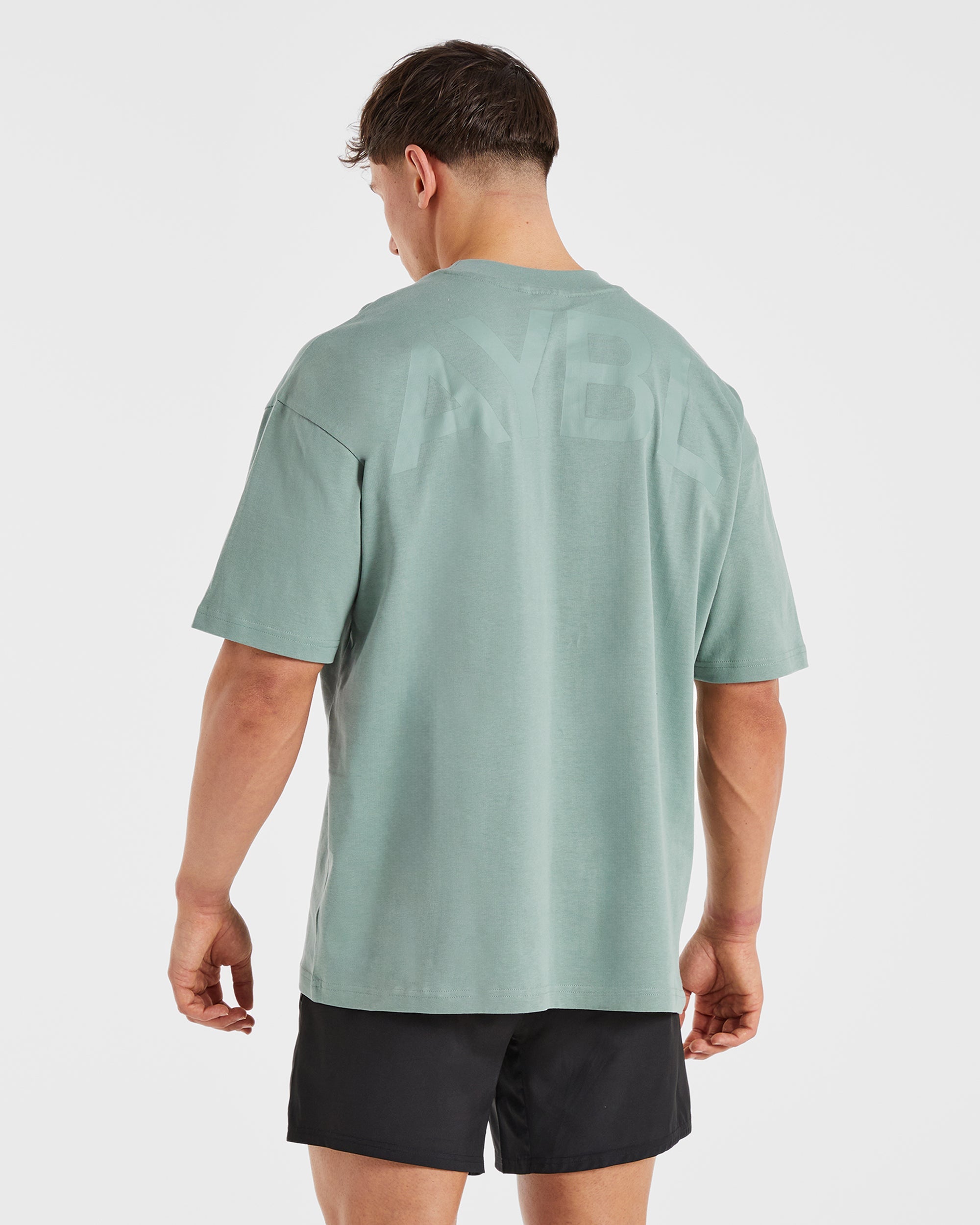 Essential Oversized T Shirt - Slate Vert