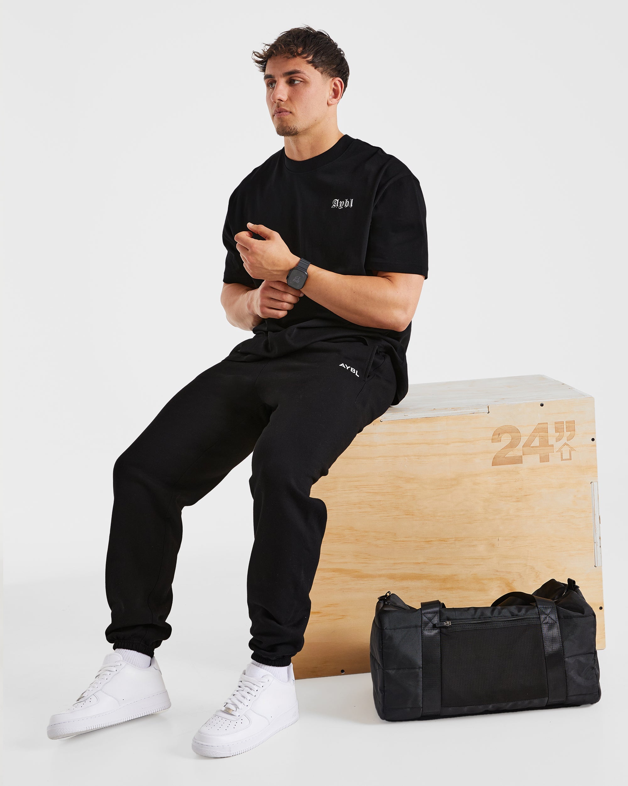 Essential Oversized Joggers - Noir