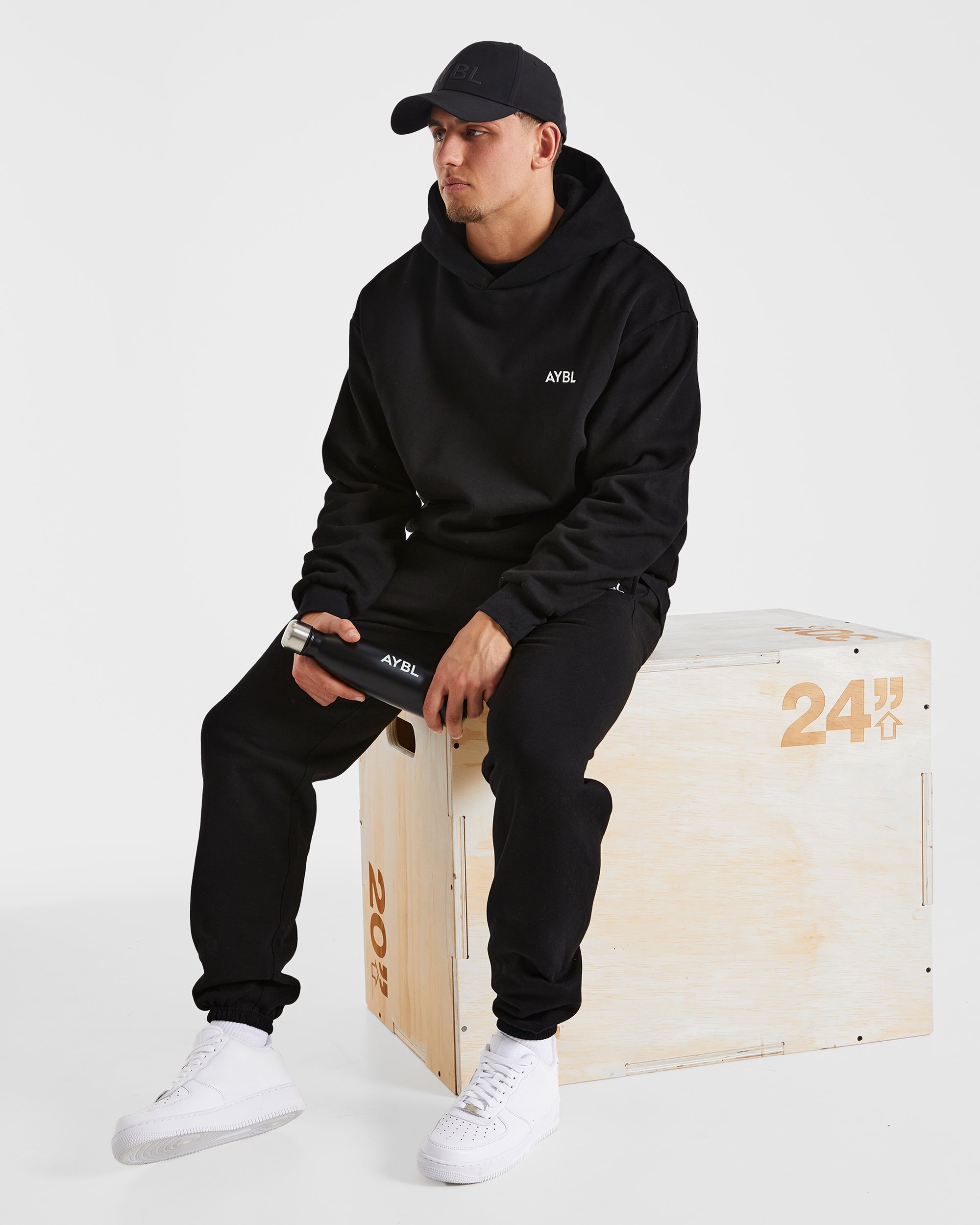 Essential Oversized Hoodie - Noir
