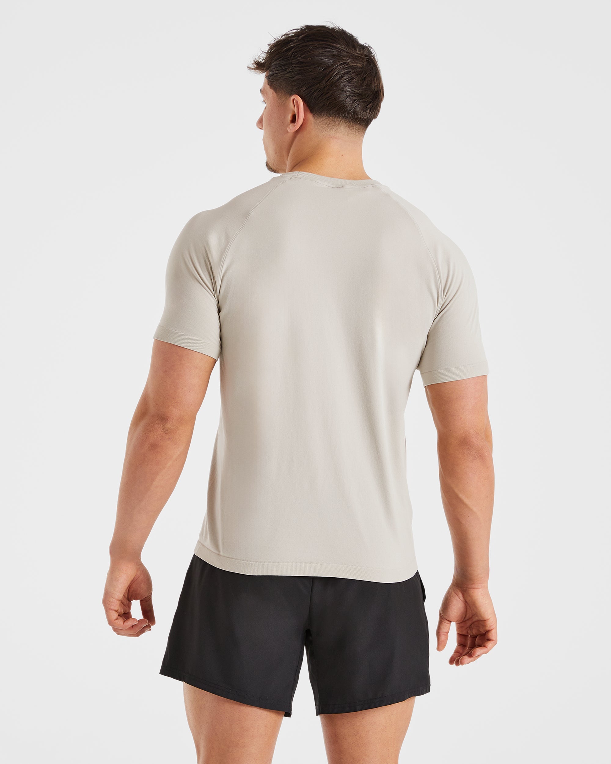 Ascend Seamless T Shirt - Ice Gris
