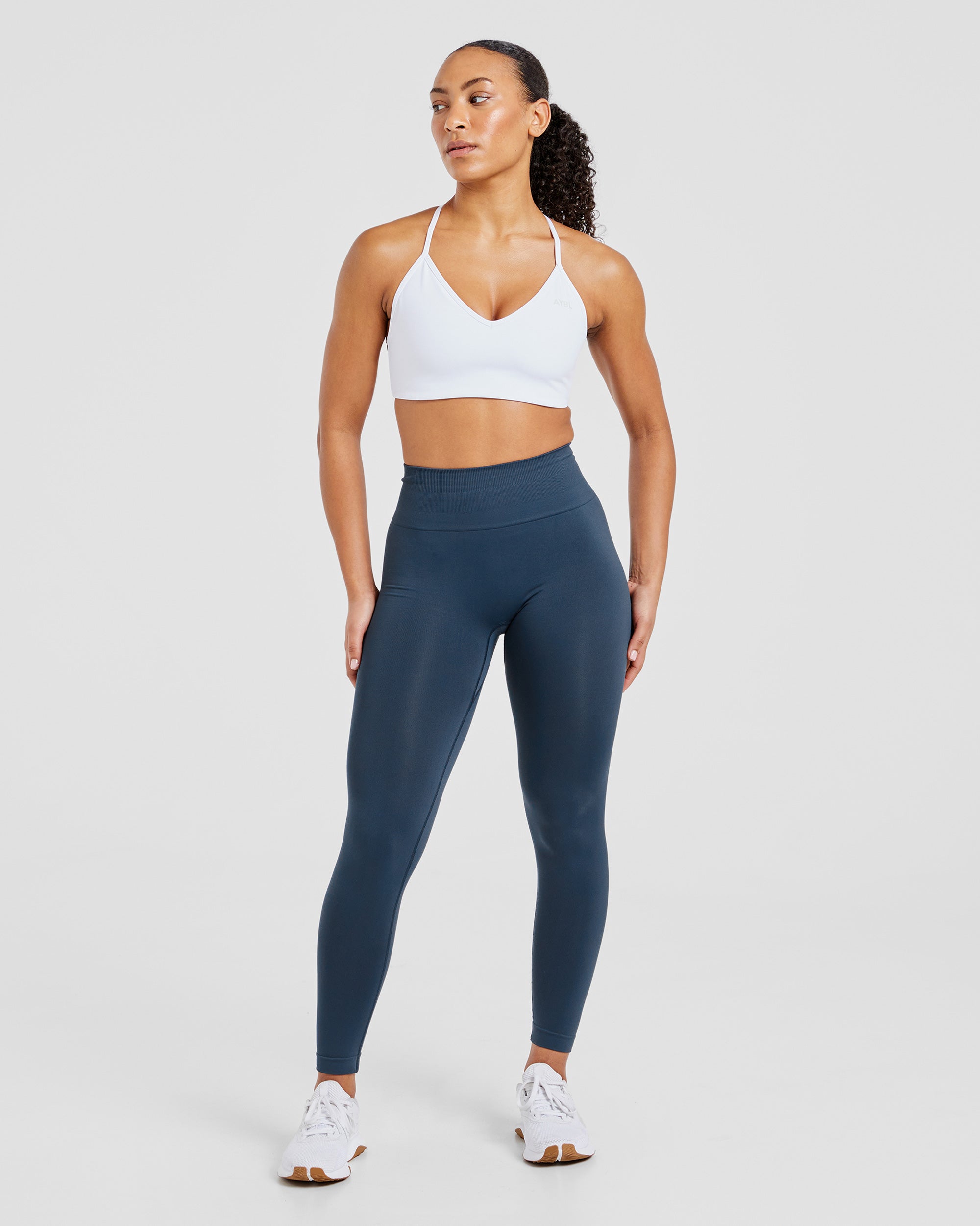 Essential Crossback Sports Bra - Blanc