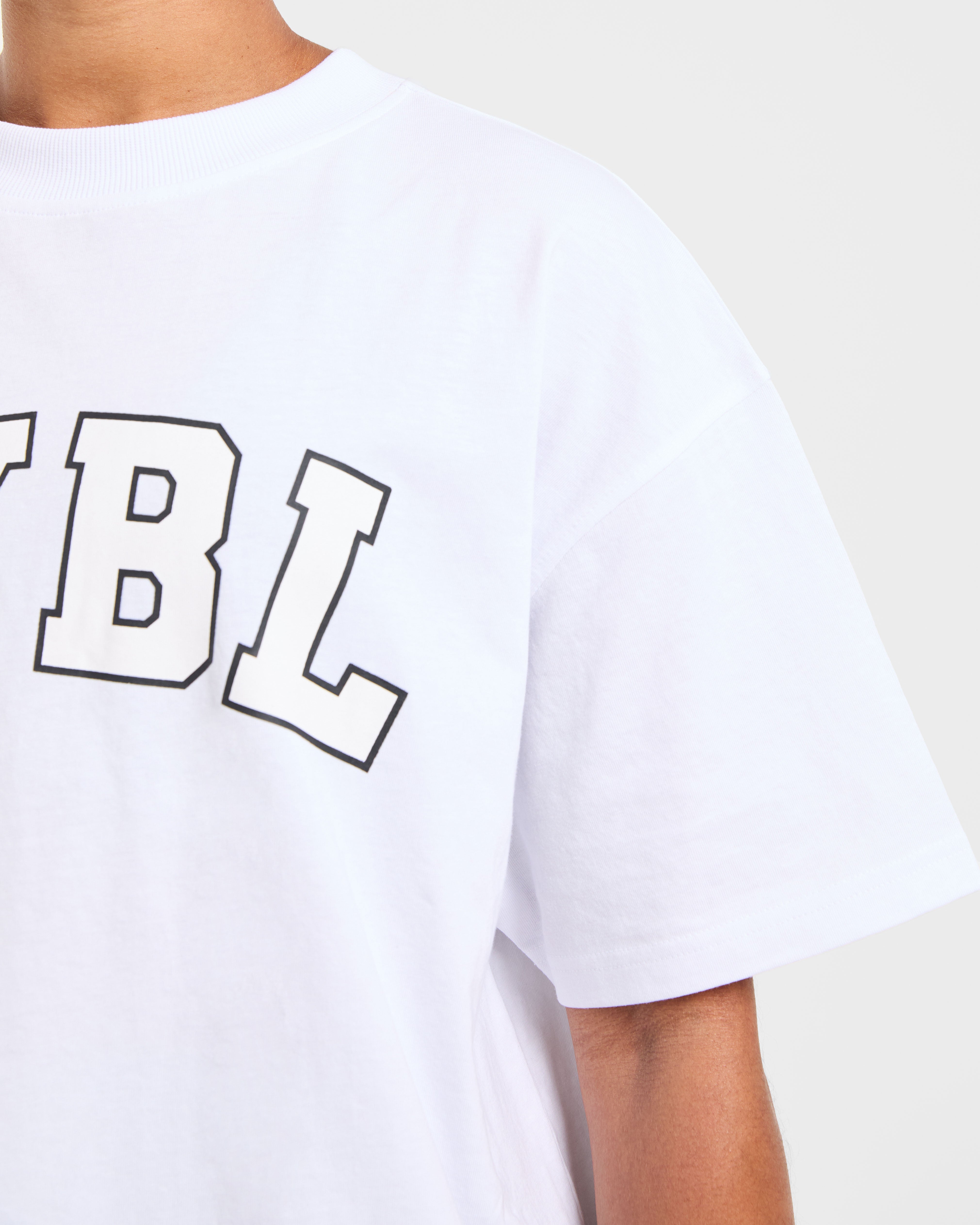 Varsity 2.0 Oversized T Shirt - Blanc