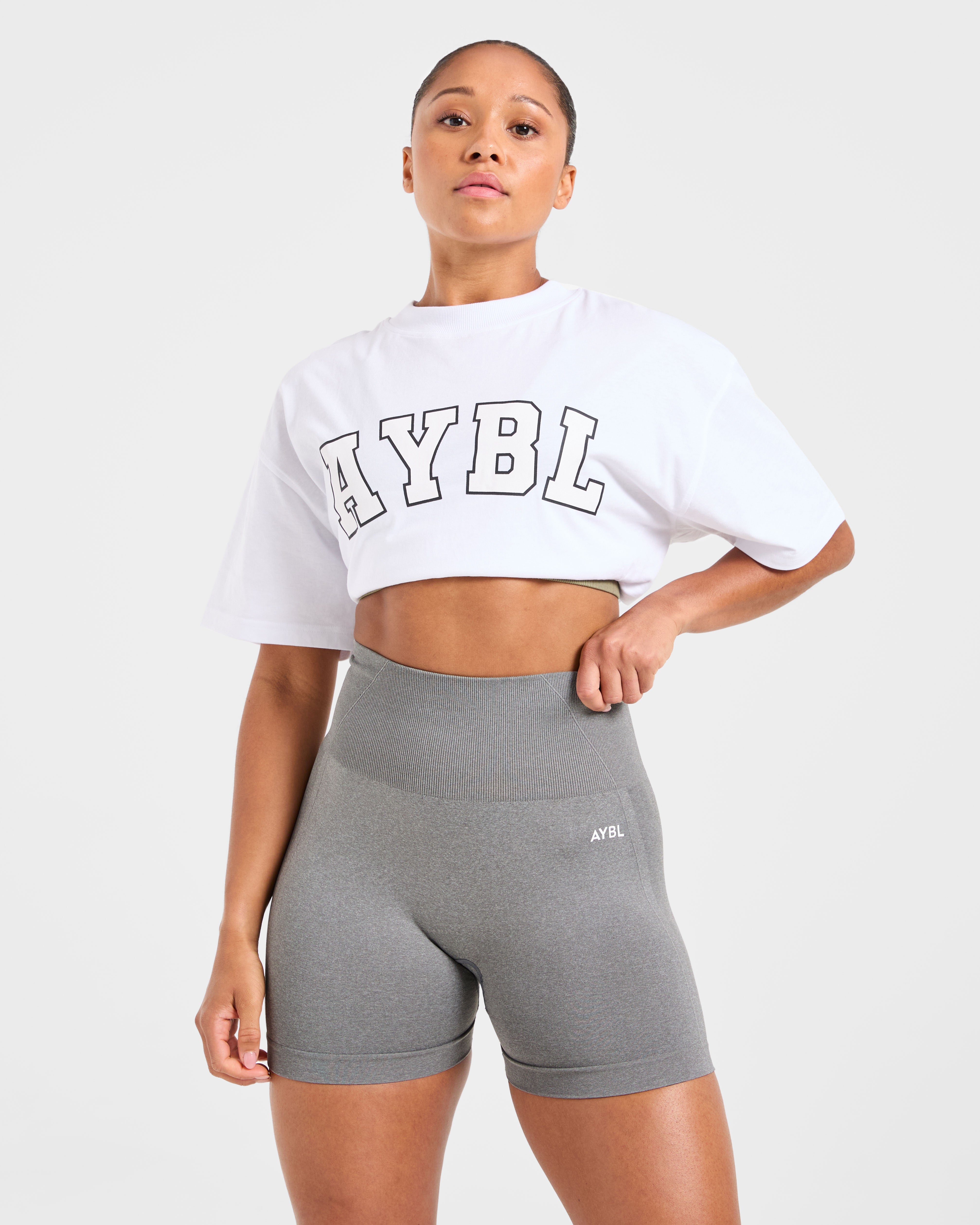 Varsity 2.0 Oversized T Shirt - Blanc