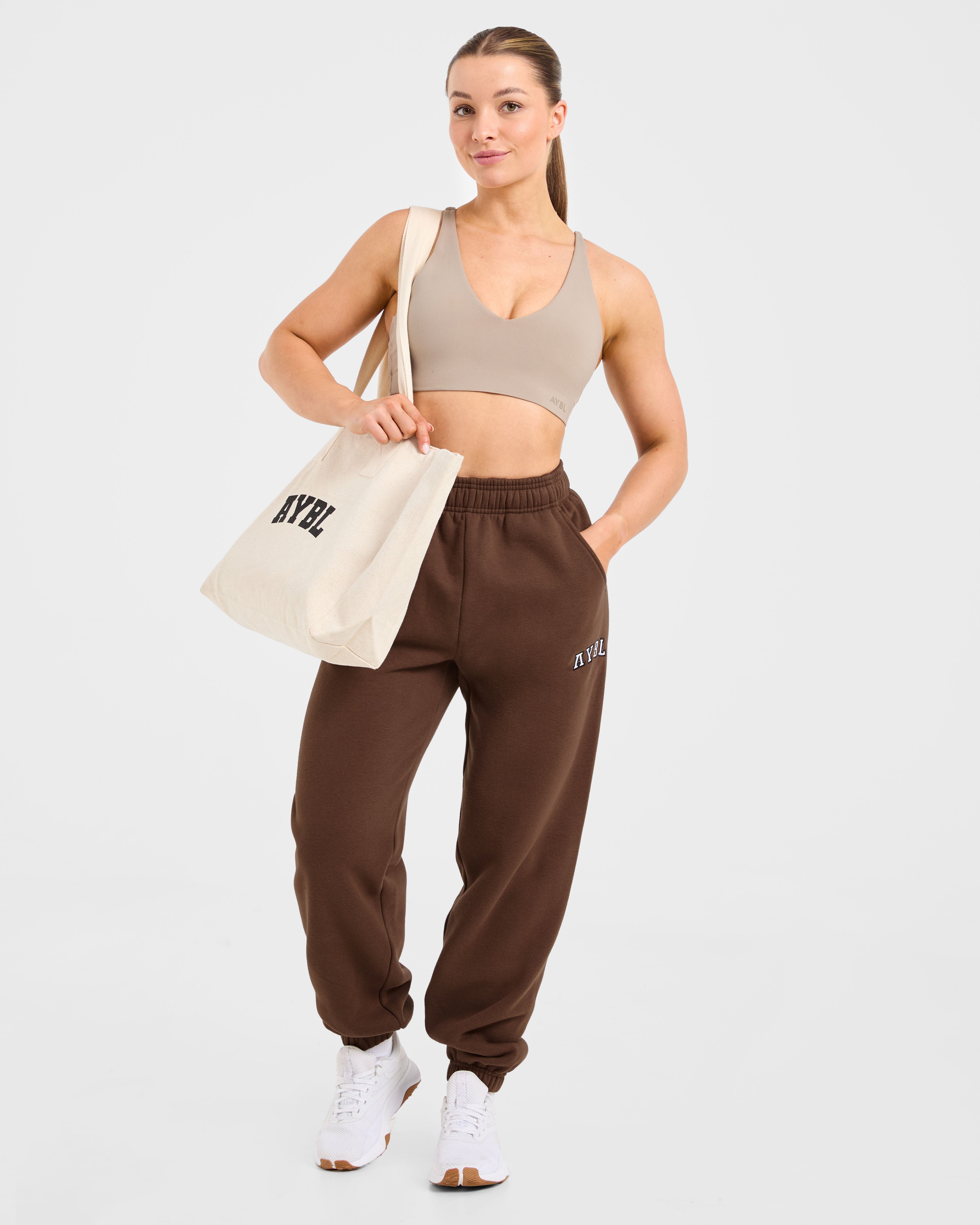 Varsity 2.0 Oversized Joggers - Marron