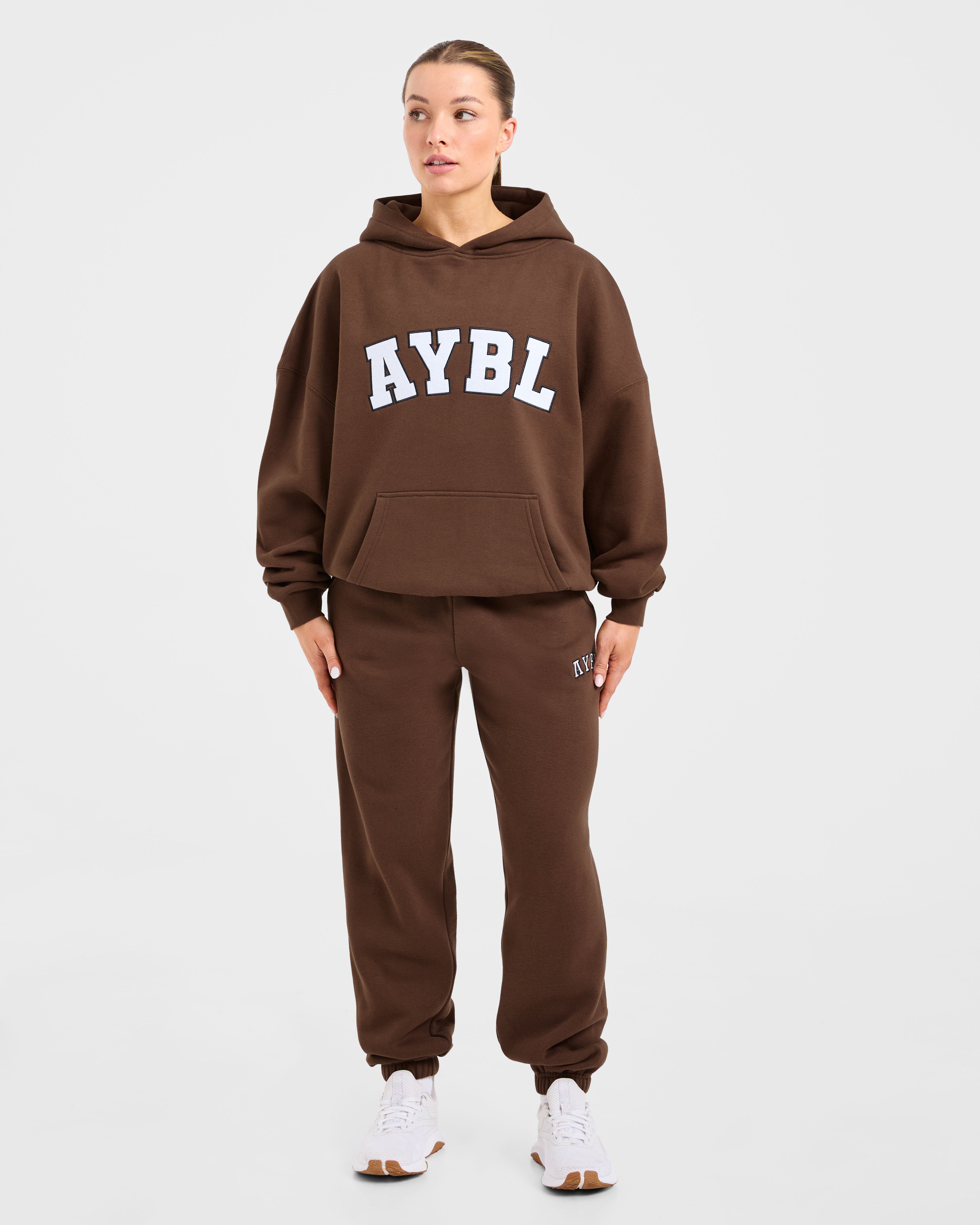 Varsity 2.0 Oversized Joggers - Marron