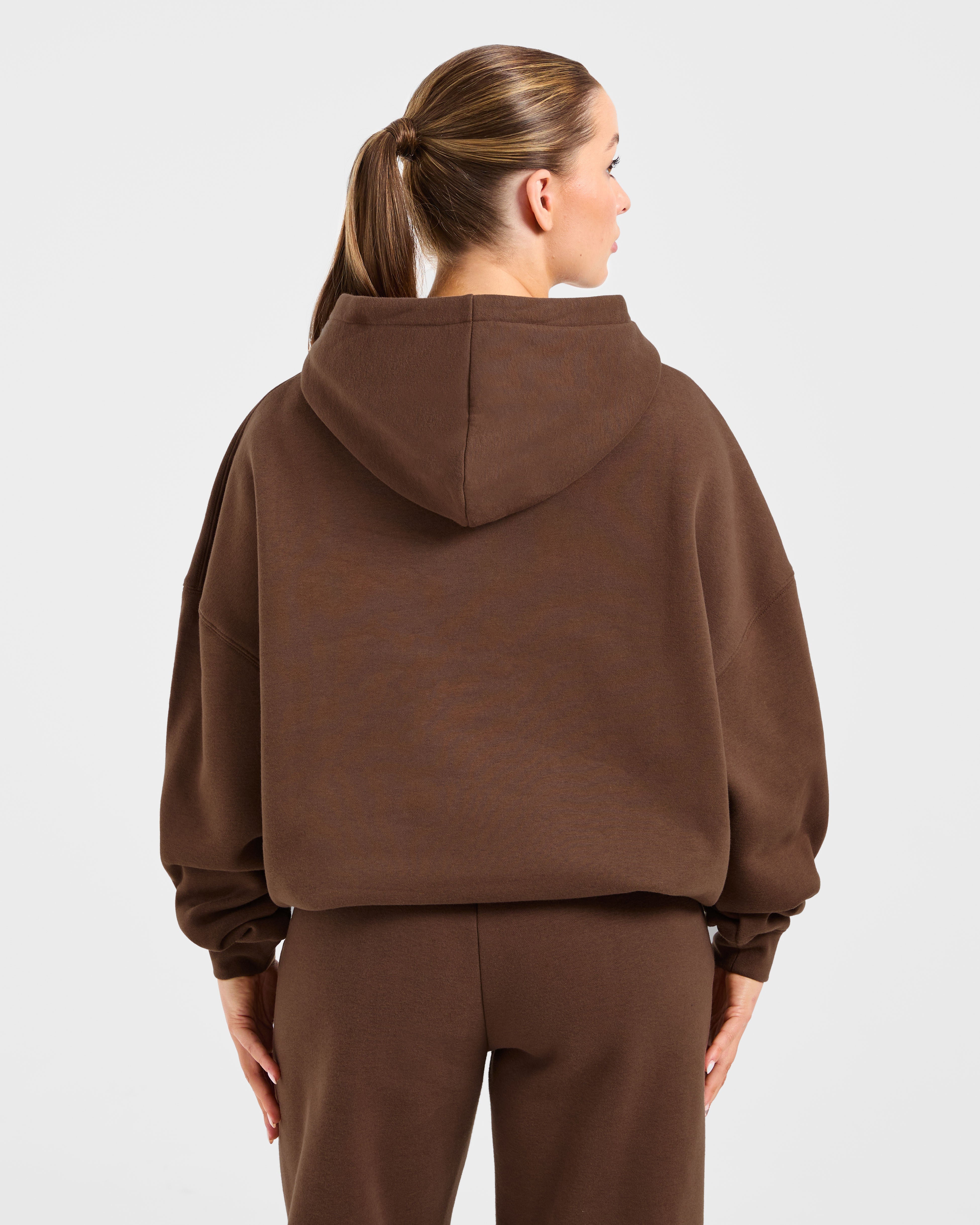 Varsity 2.0 Oversized Hoodie - Marron