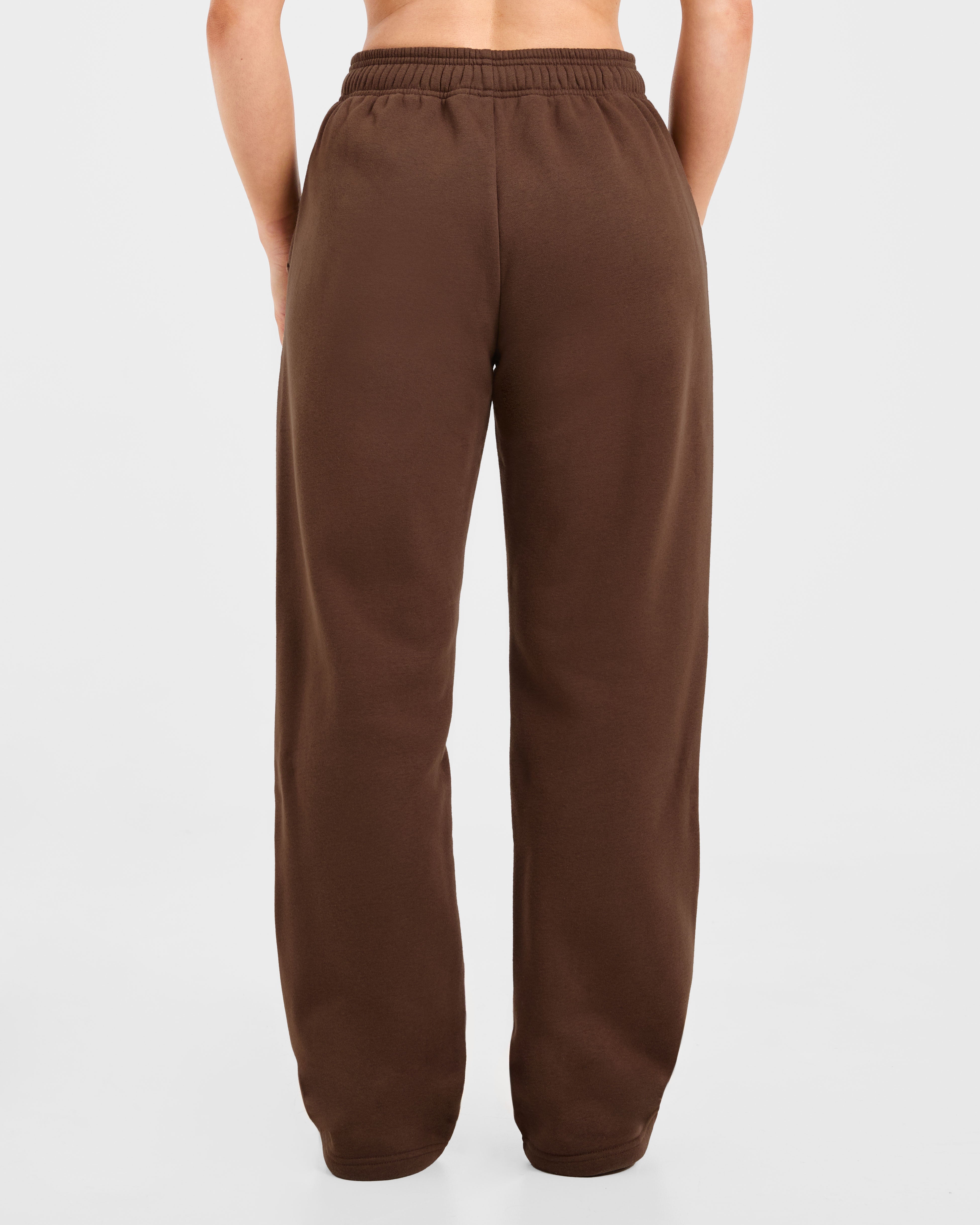 Varsity 2.0 Oversized Straight Leg Joggers - Marron