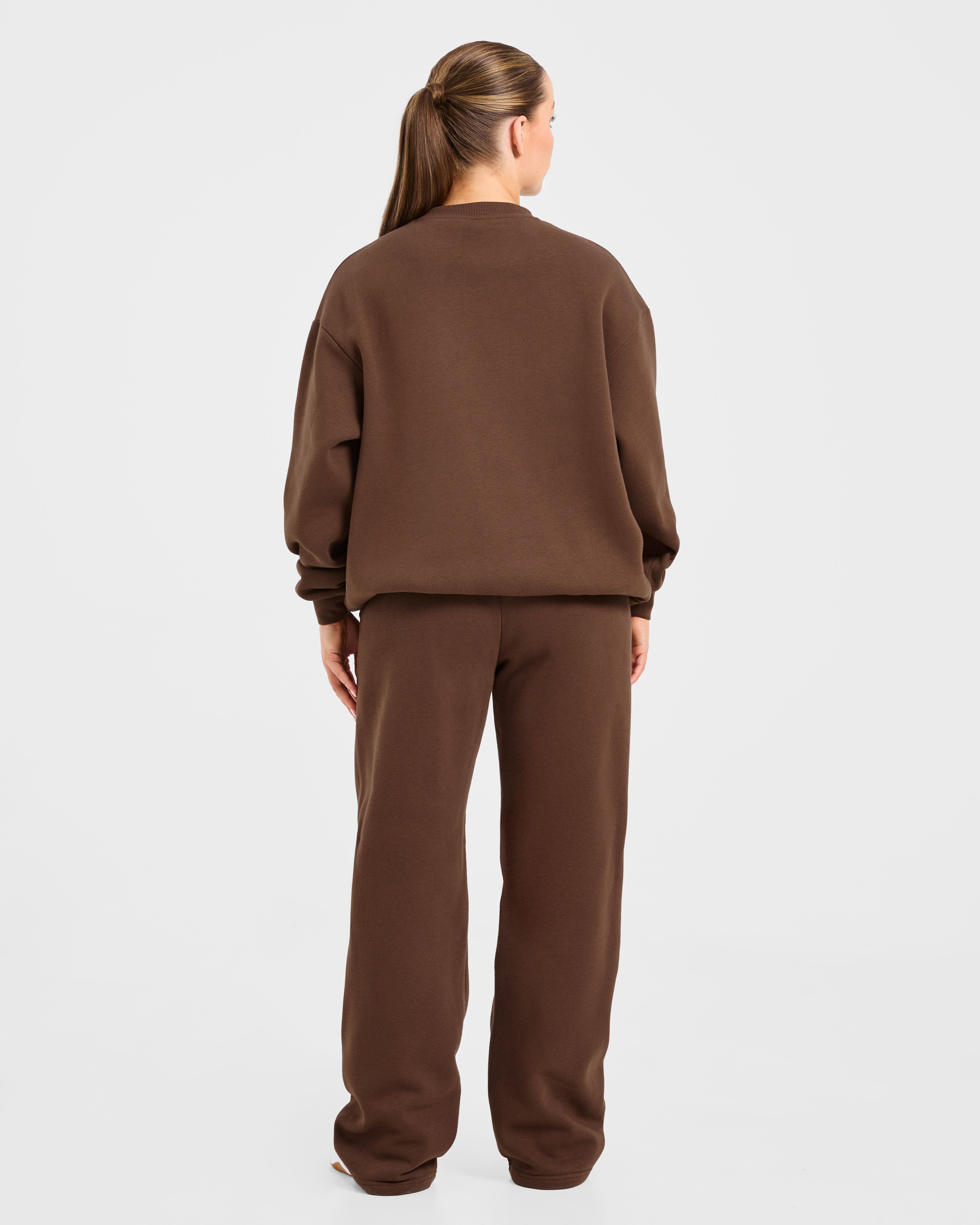 Varsity 2.0 Oversized Sweatshirt - Marron