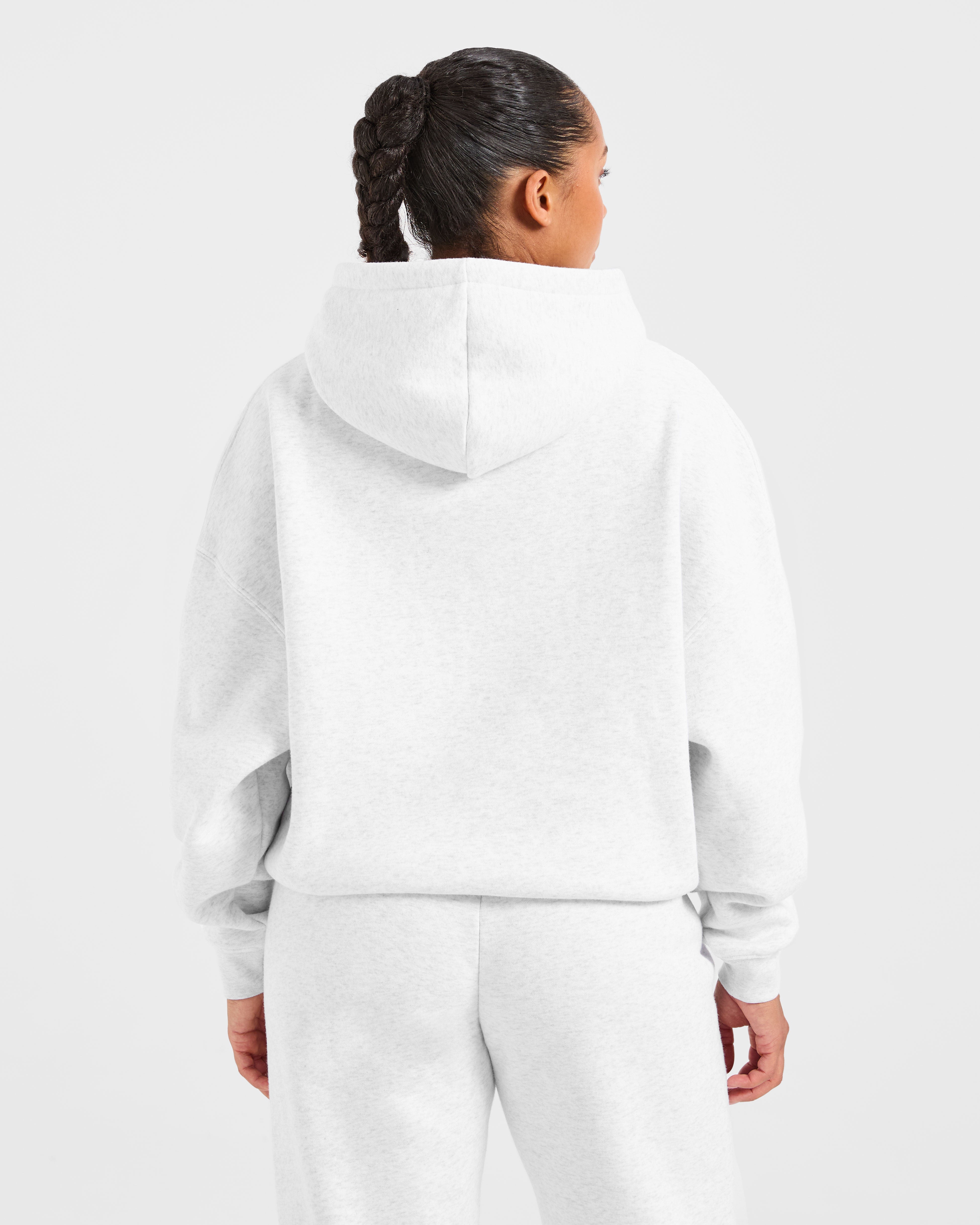 Varsity 2.0 Oversized Hoodie - Heather Gris