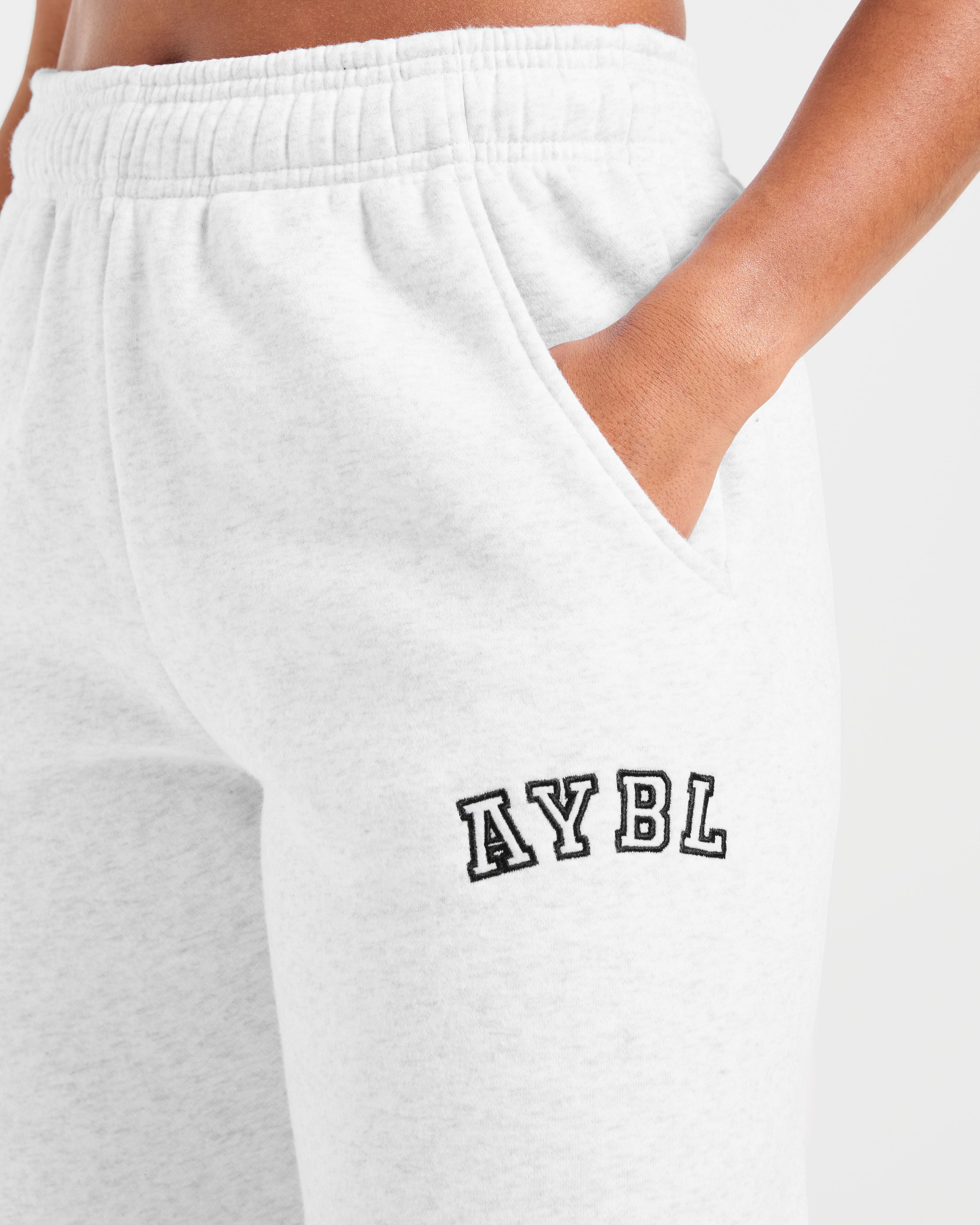Varsity 2.0 Oversized Straight Leg Joggers - Heather Gris