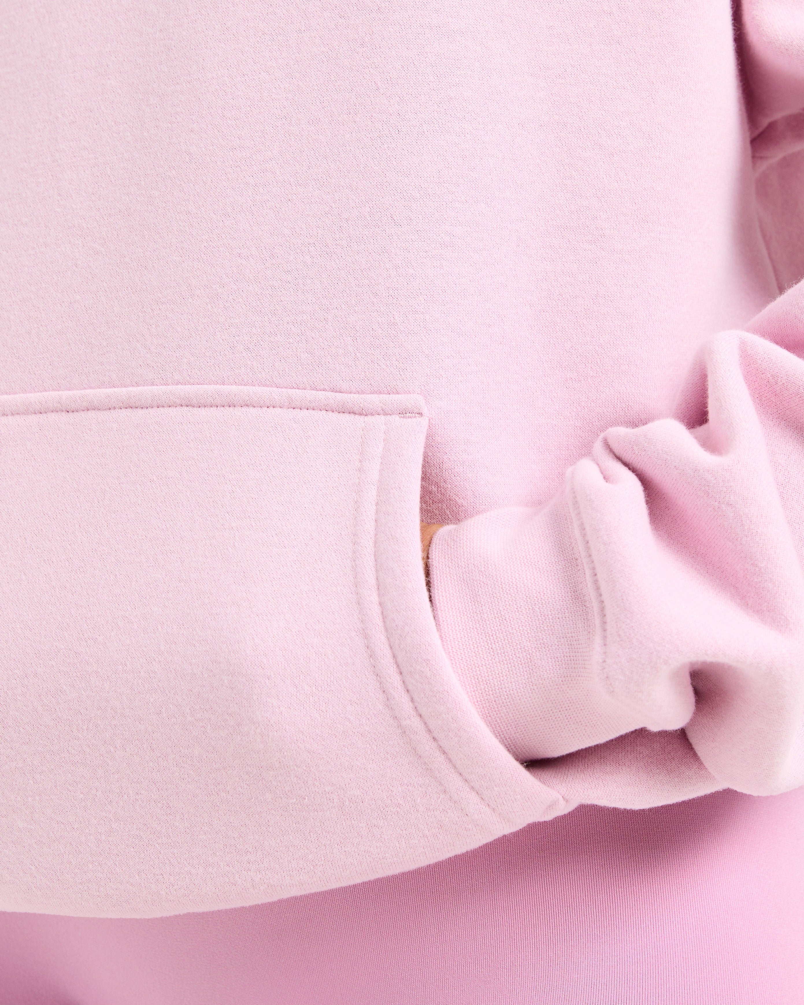 Athletics Applique Oversized Hoodie - Sugar Rose