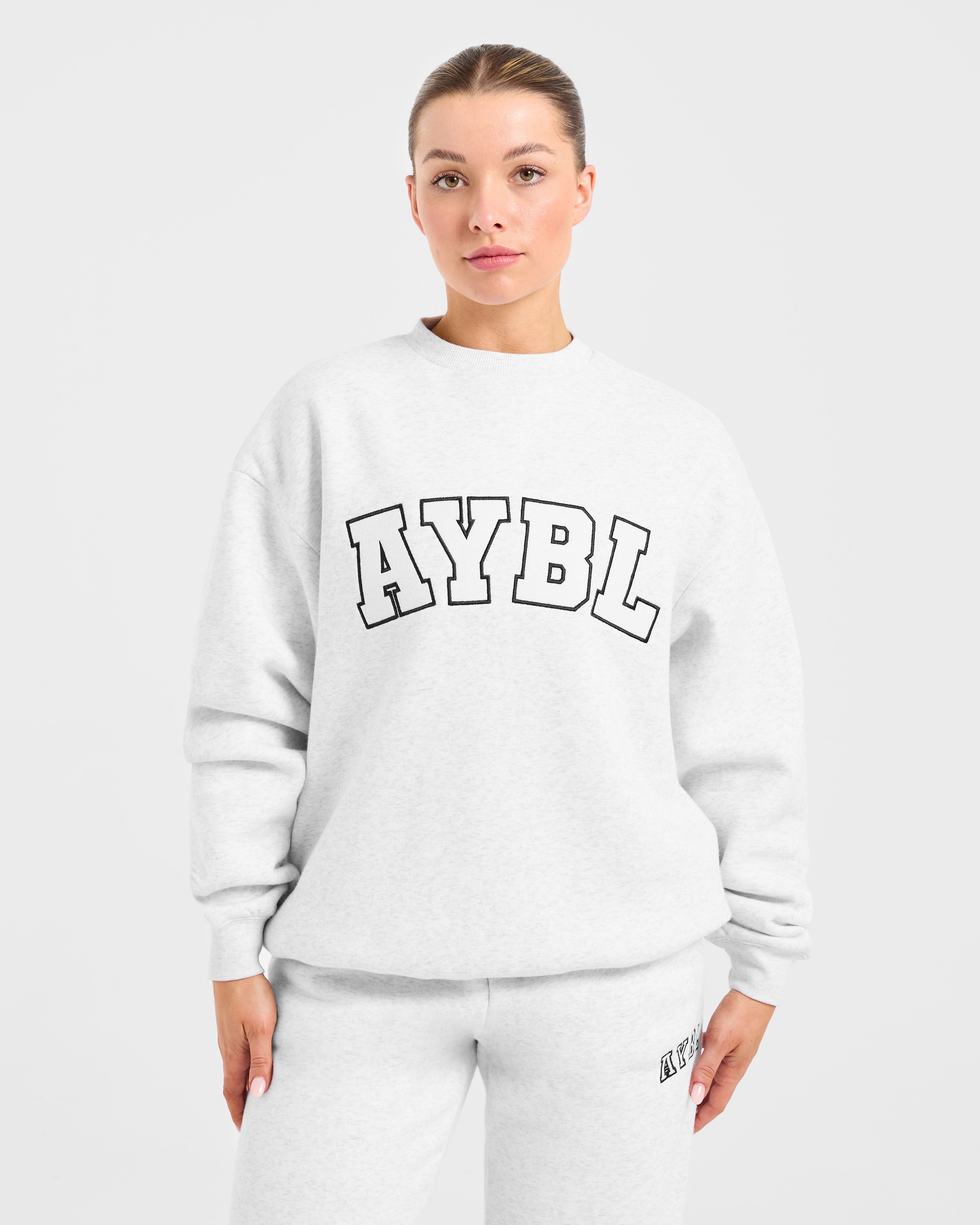 Varsity 2.0 Oversized Sweatshirt - Heather Gris