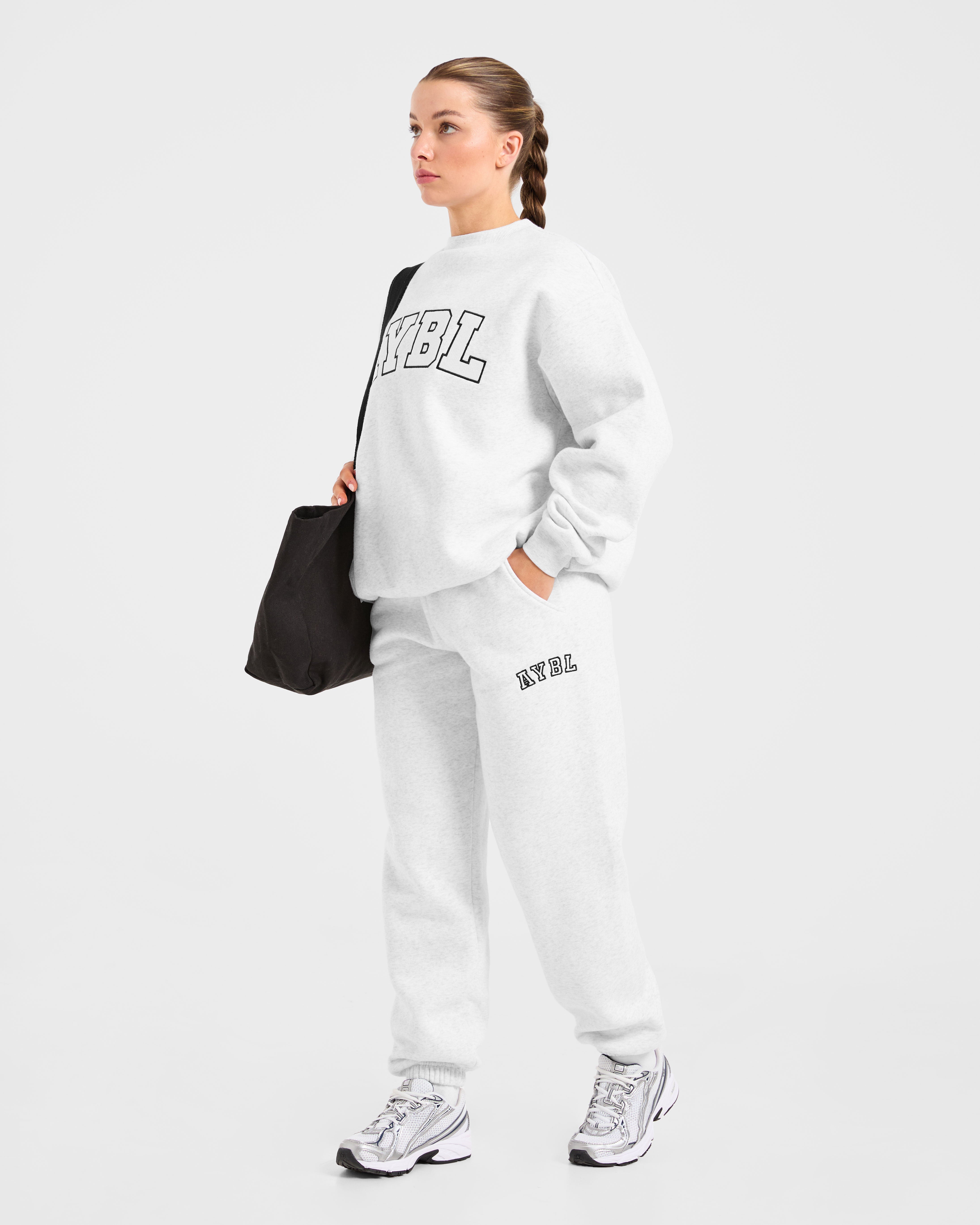 Varsity 2.0 Oversized Sweatshirt - Heather Gris