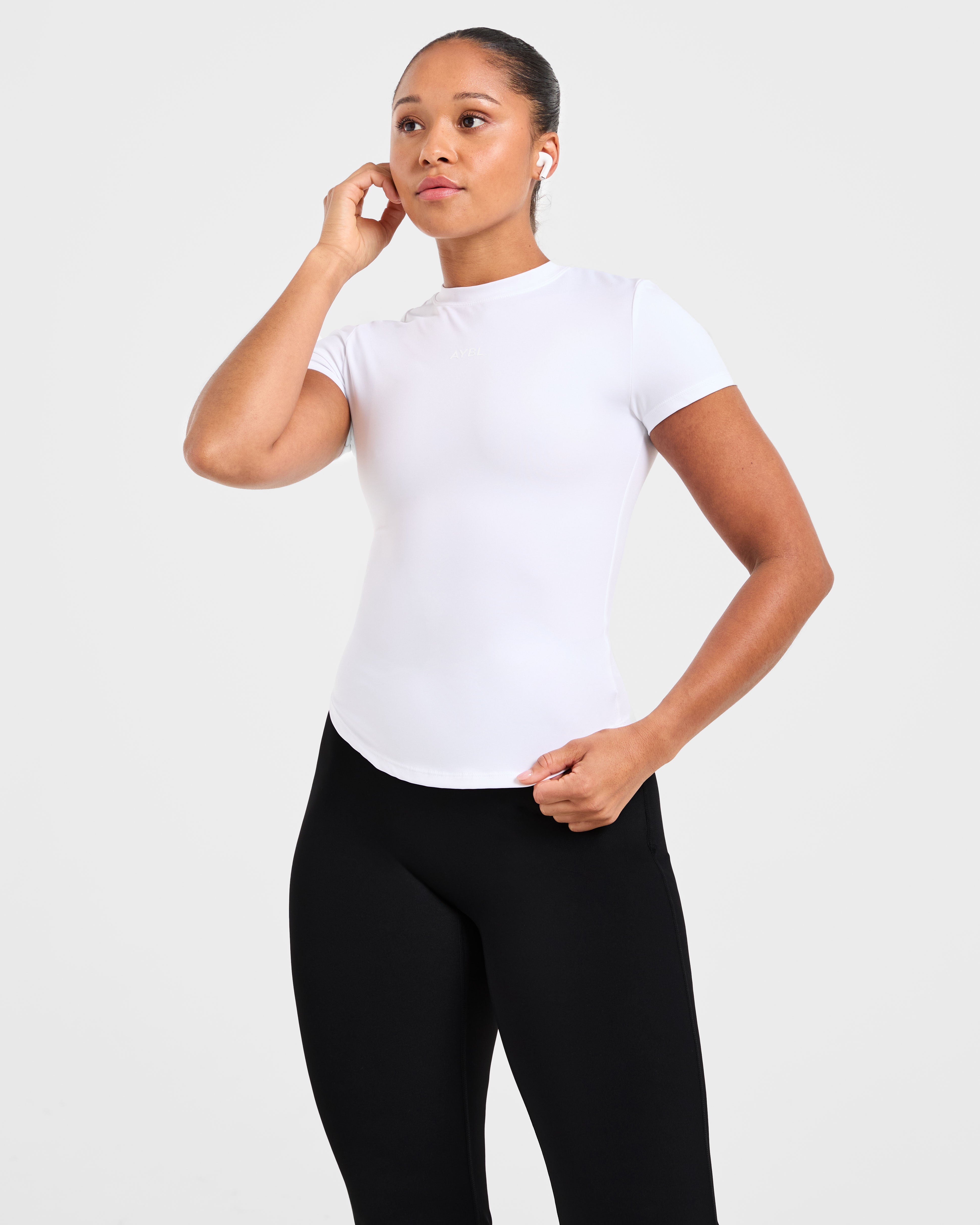 Sculpt T Shirt - Blanc