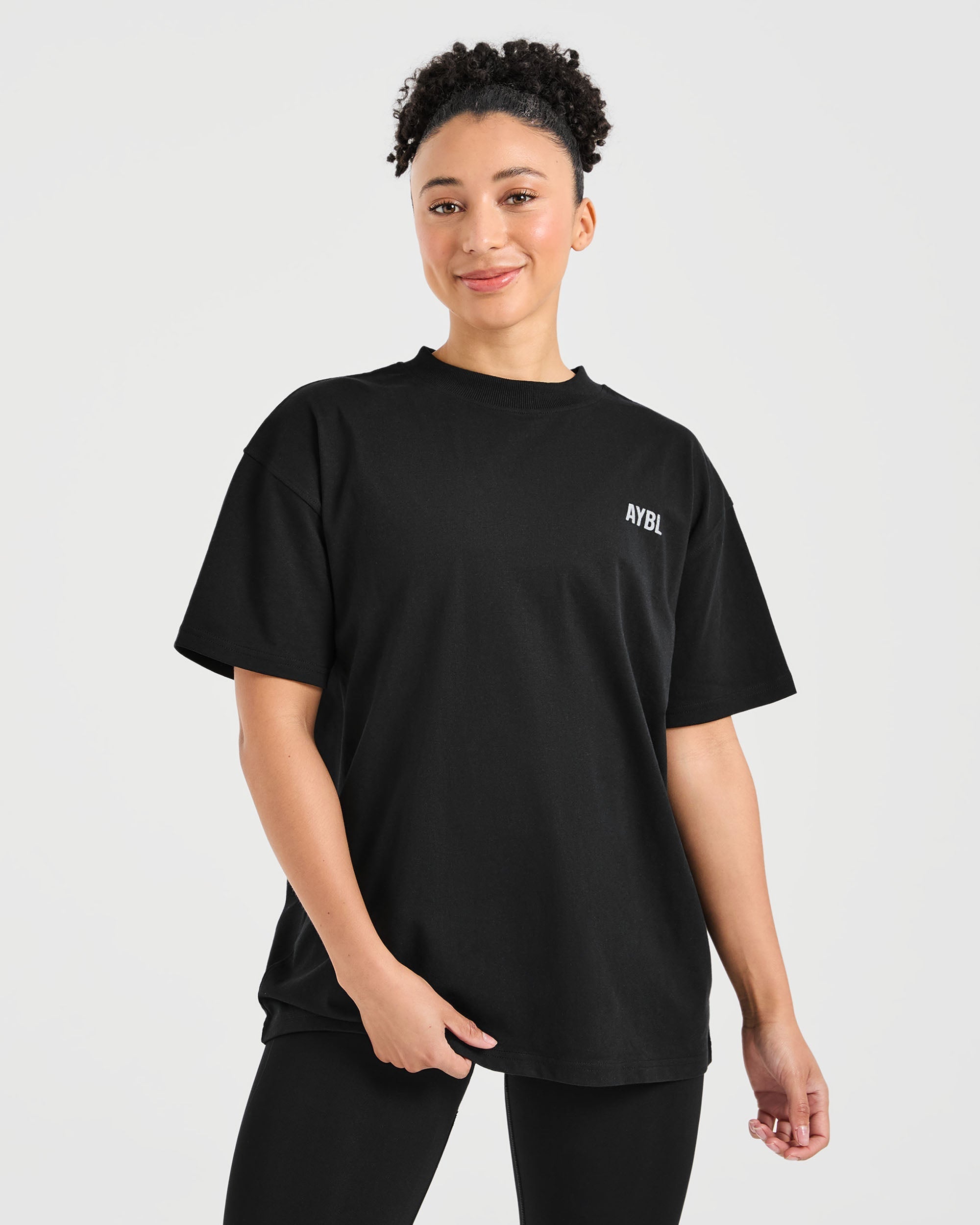 Show Up Oversized T Shirt - Noir