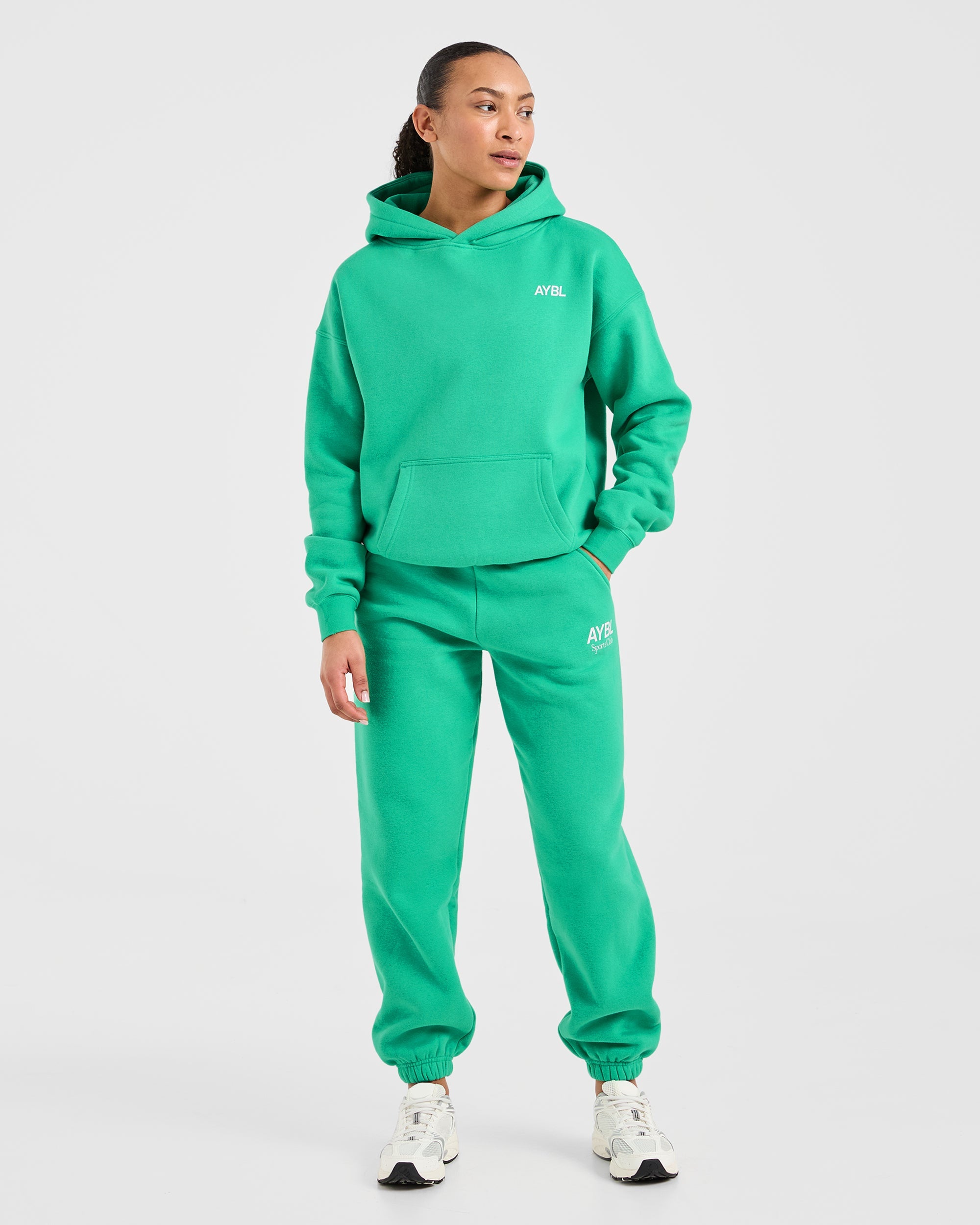 AYBL Sports Club Oversized Hoodie - Racing Vert