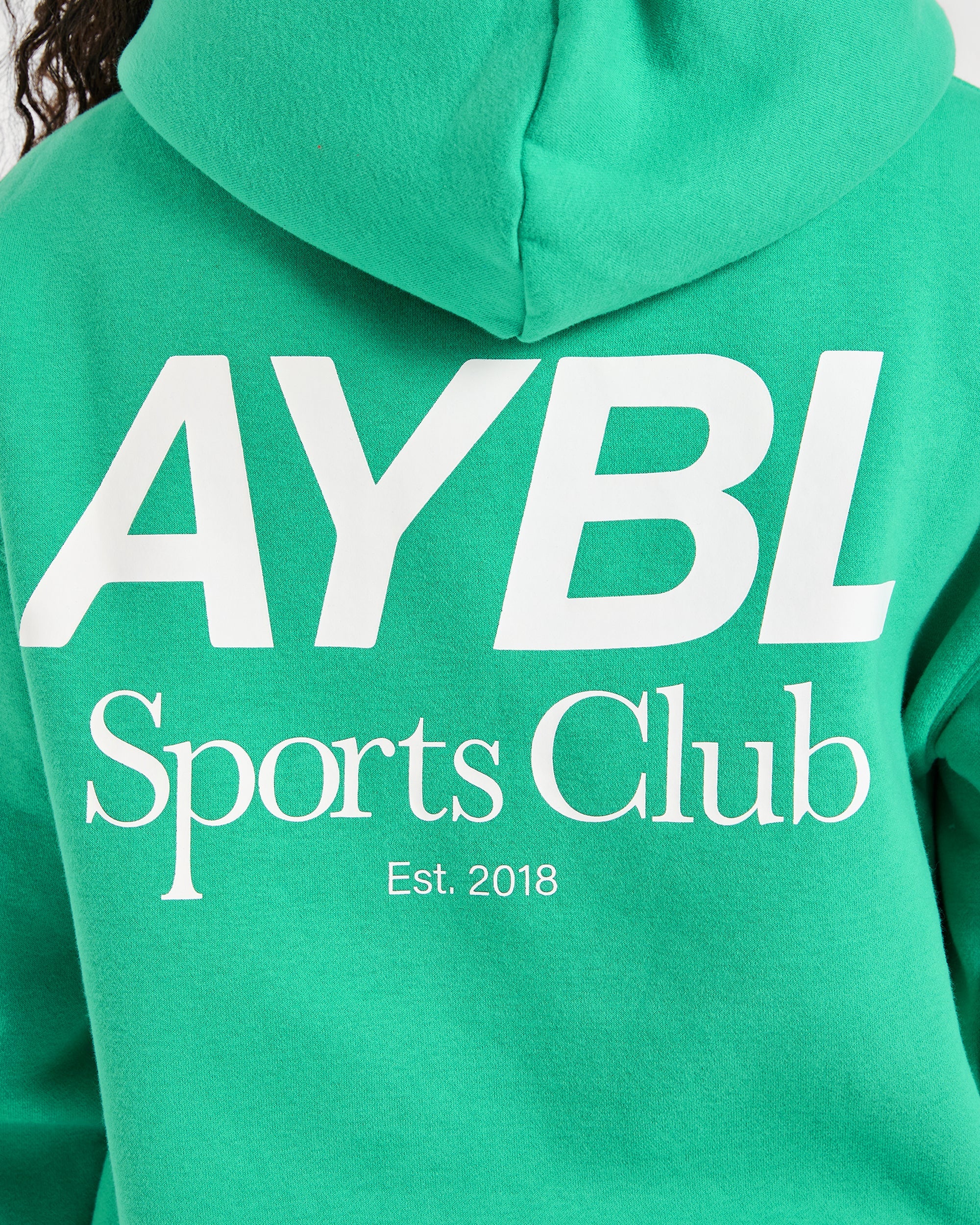 AYBL Sports Club Oversized Hoodie - Racing Vert