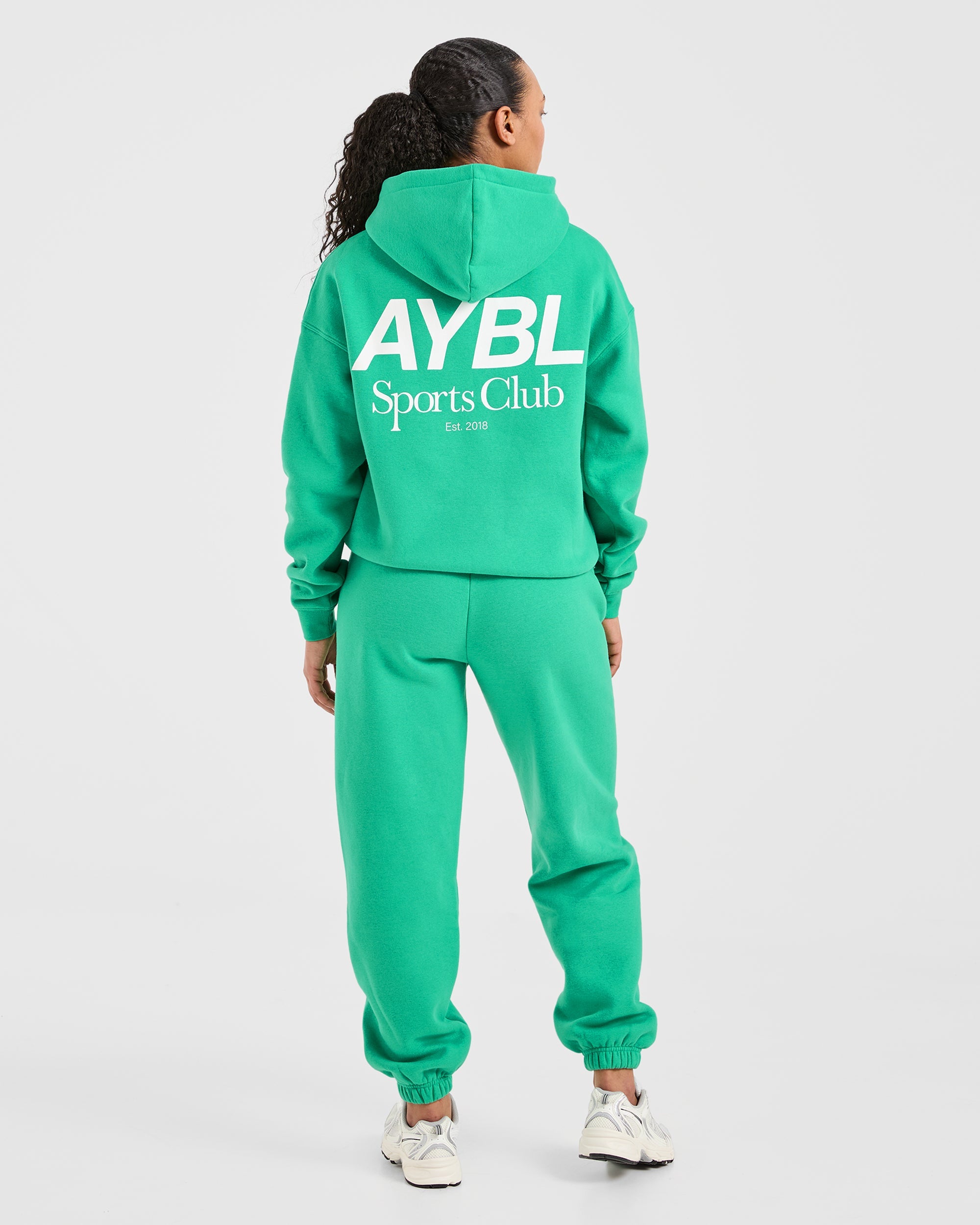 AYBL Sports Club Oversized Hoodie - Racing Vert