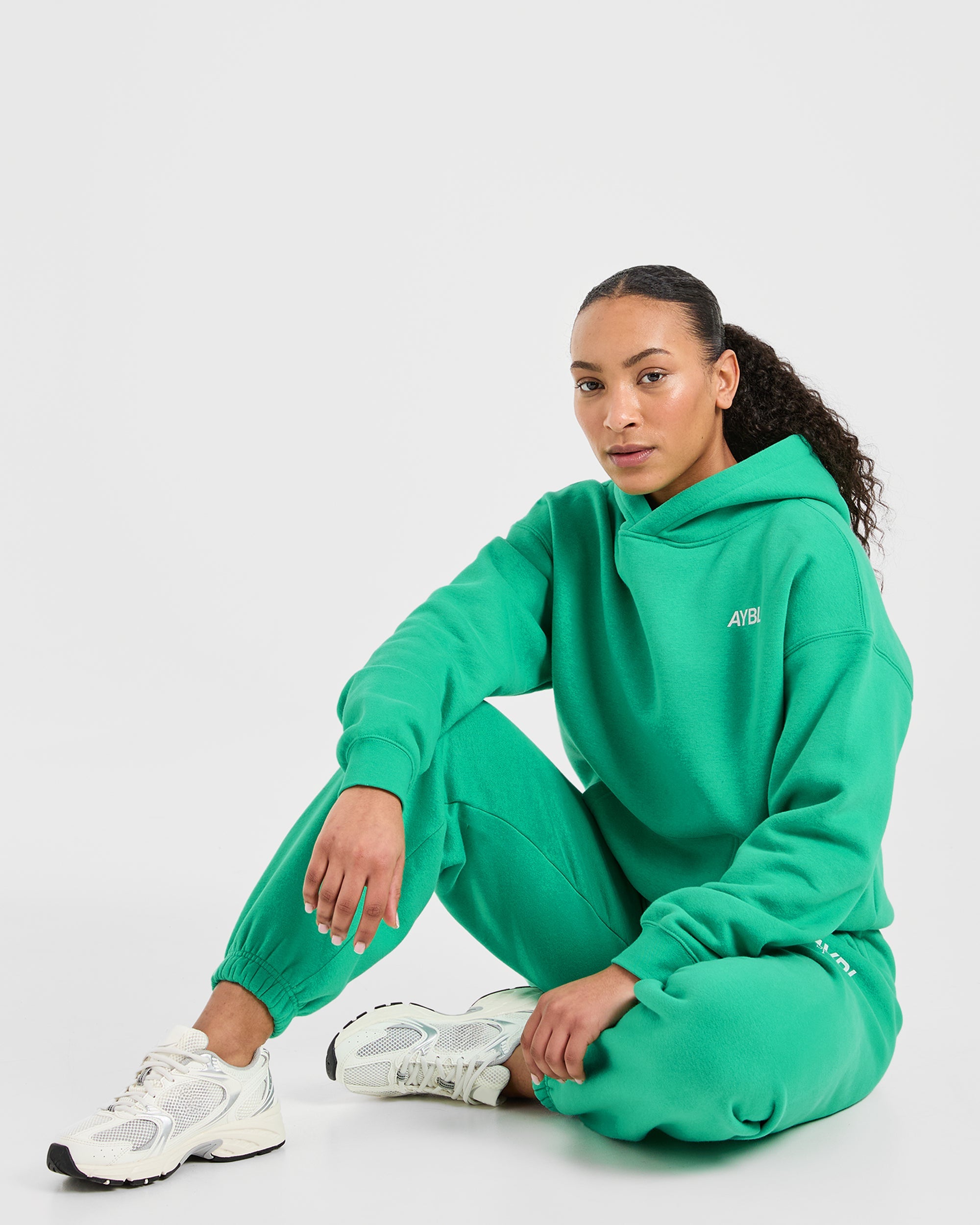 AYBL Sports Club Oversized Hoodie - Racing Vert