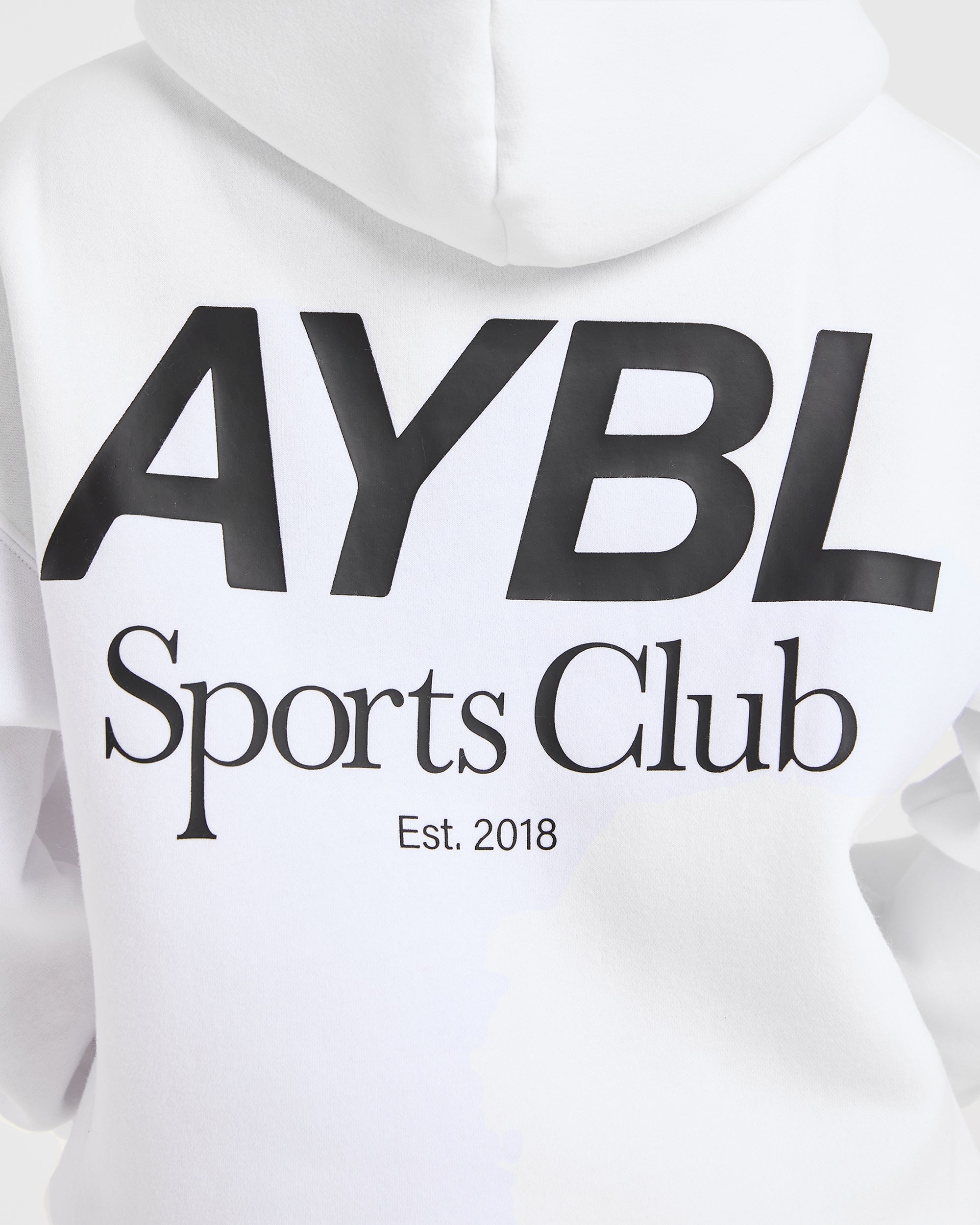 AYBL Sports Club Oversized Hoodie - Blanc