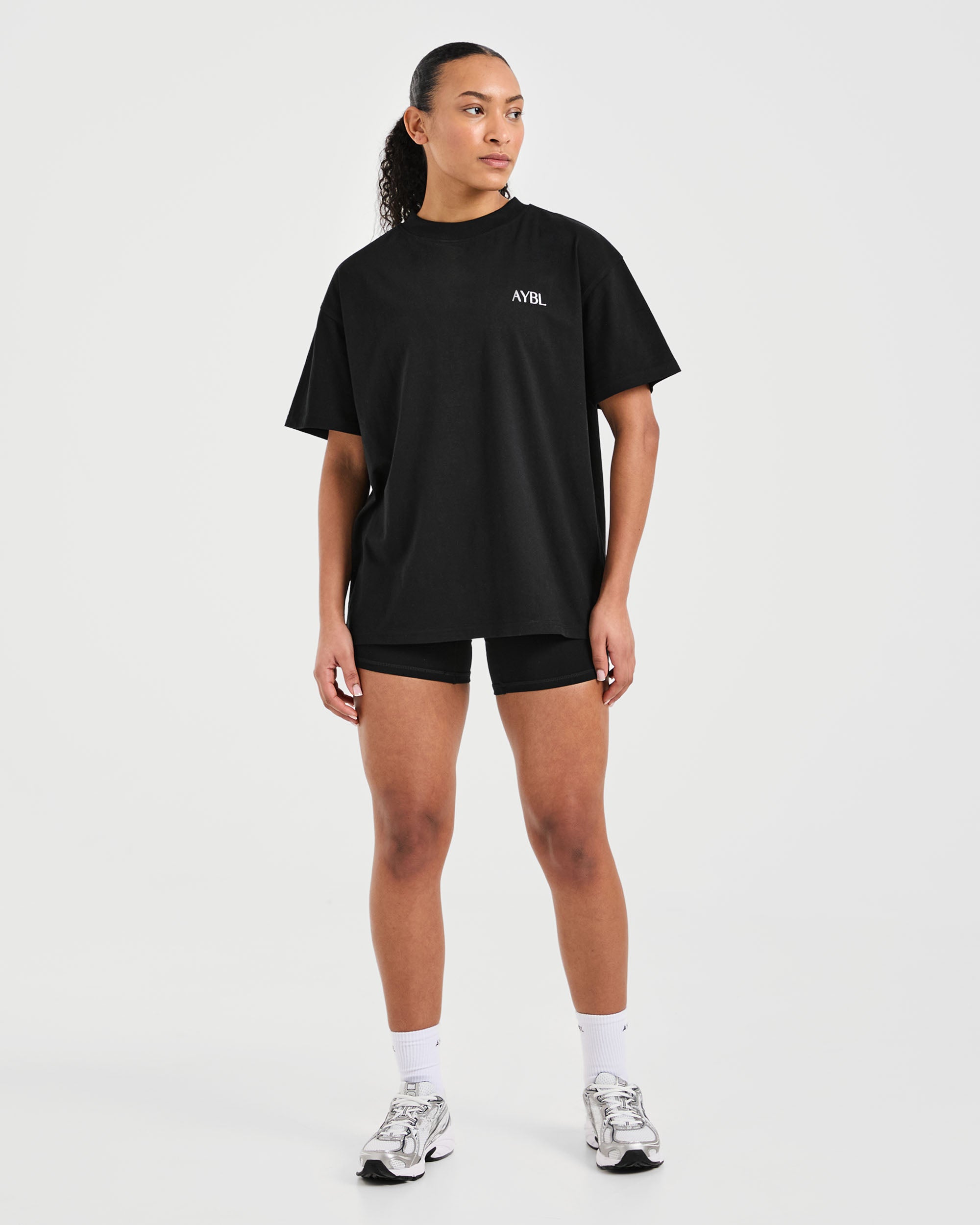 Strength Club Oversized T Shirt - Noir