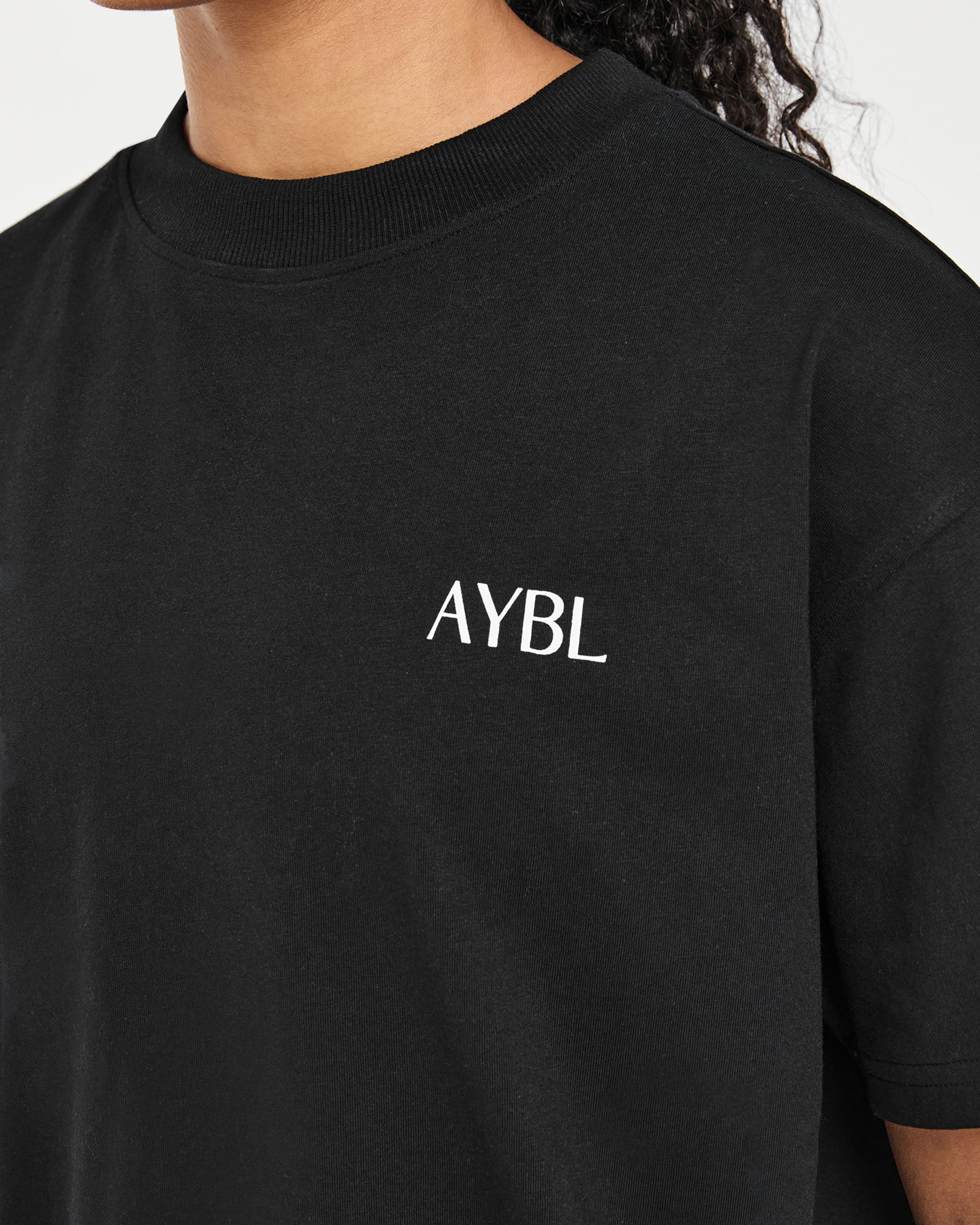 Strength Club Oversized T Shirt - Noir