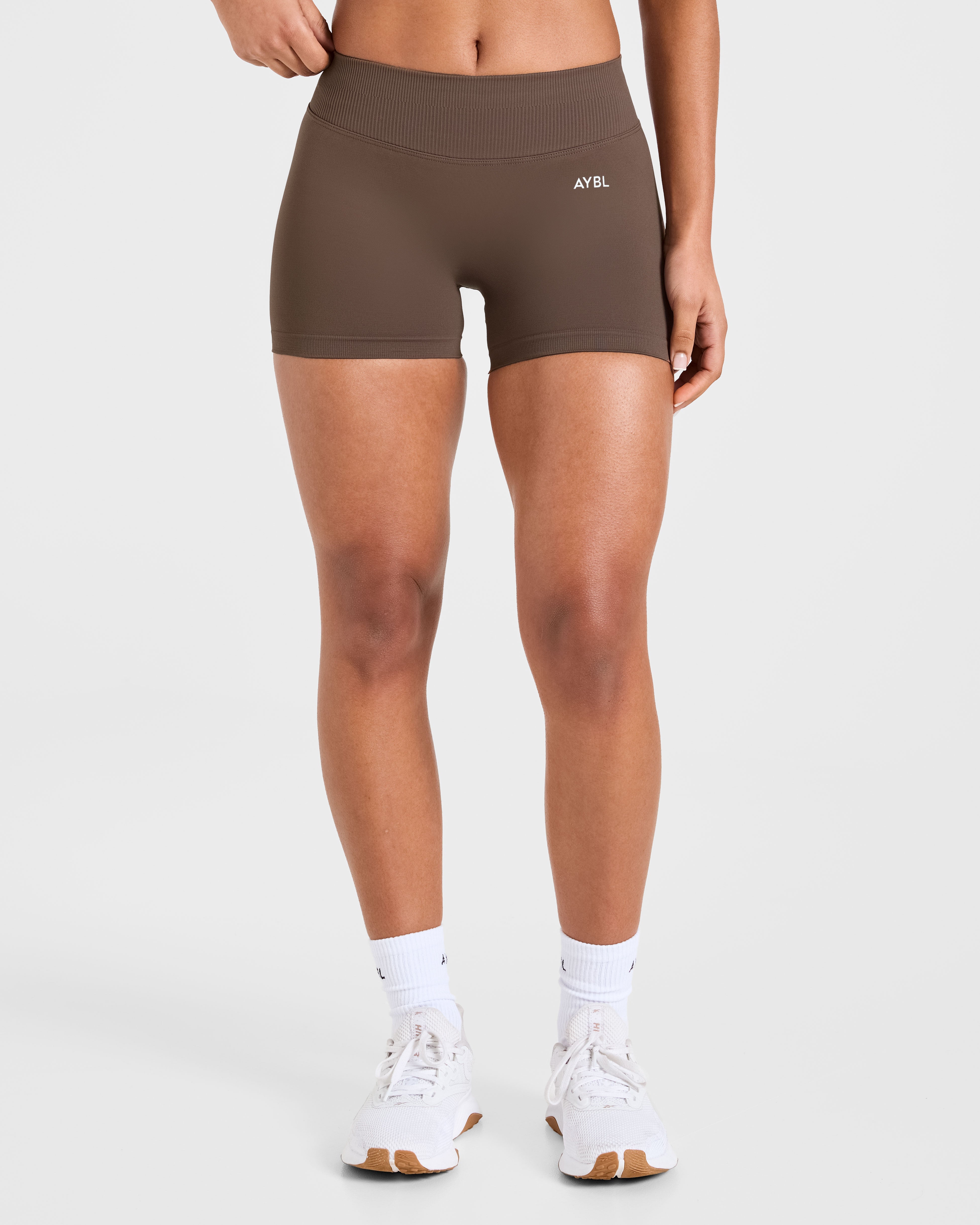Enhance Seamless Shorts - Marron