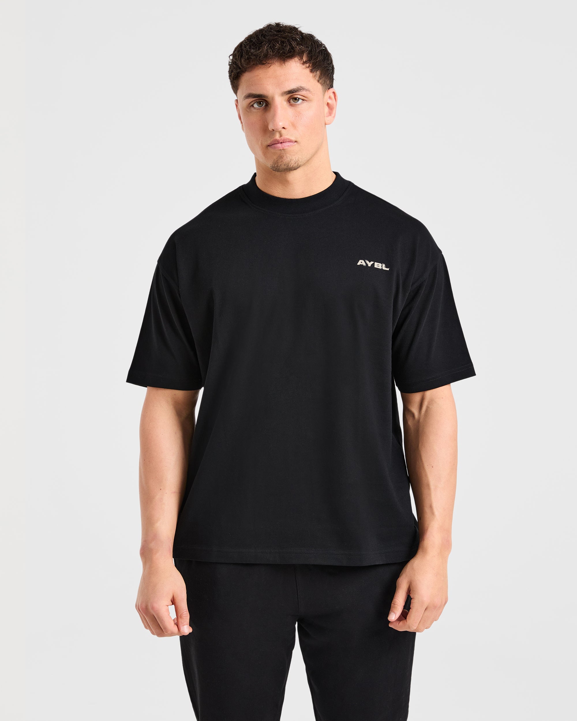 Blur Oversized T Shirt - Noir