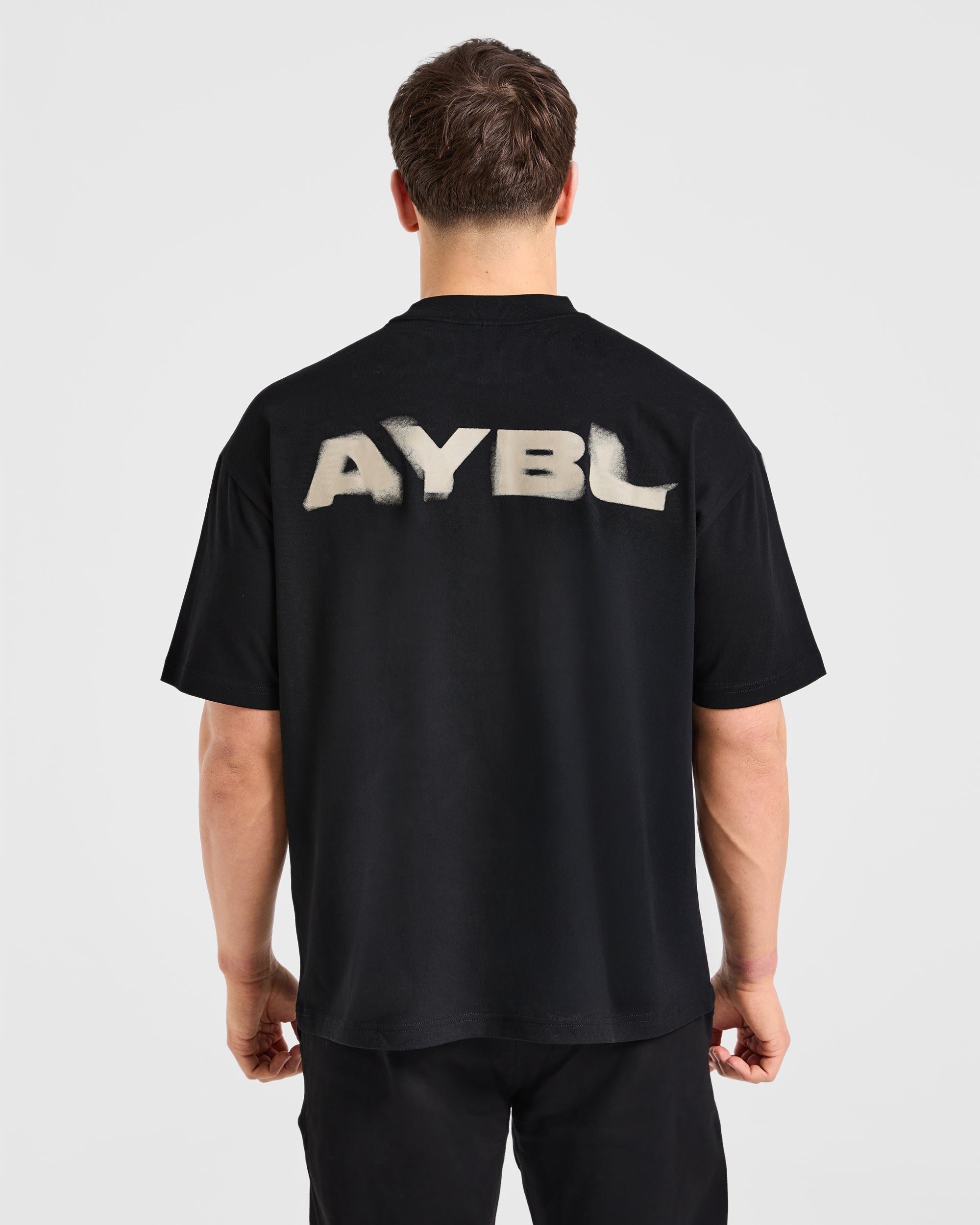Blur Oversized T Shirt - Noir