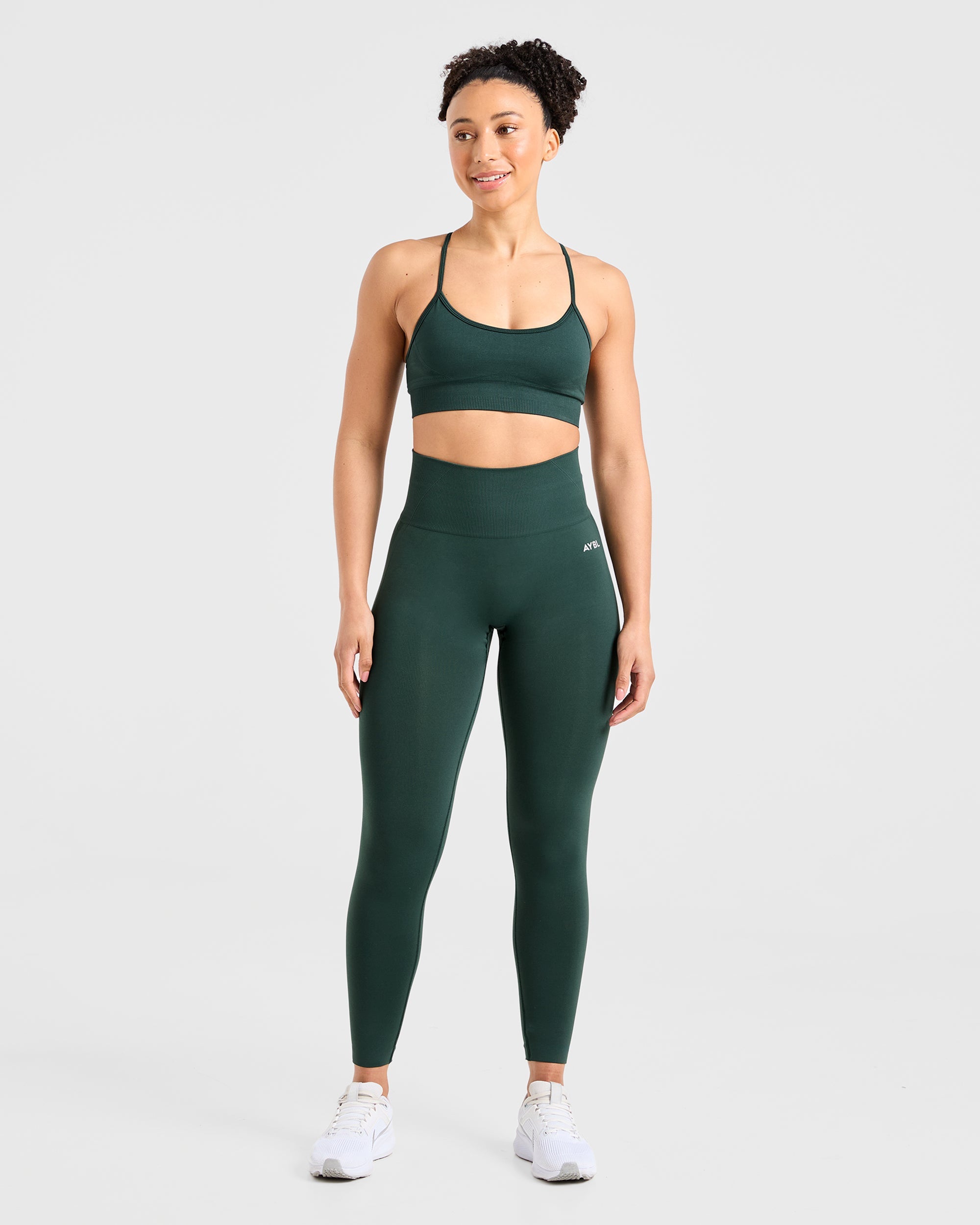 Empower Seamless Leggings - Dark Vert