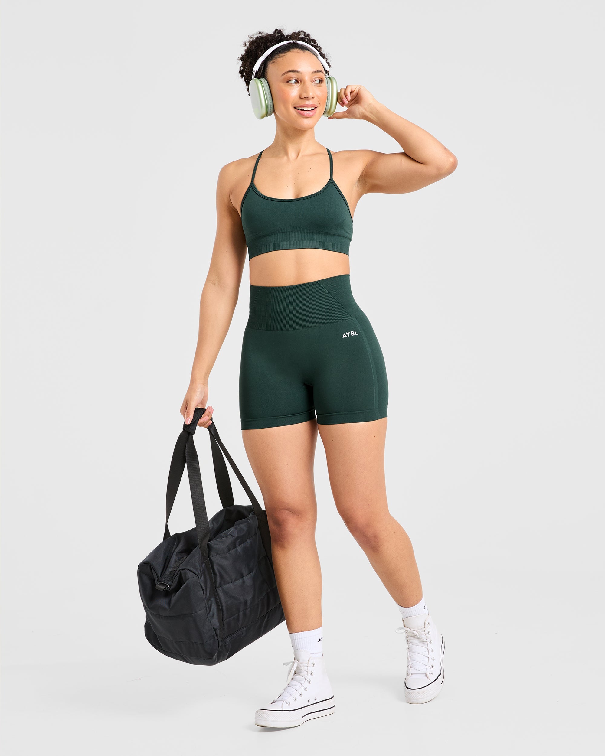 Empower Seamless Sports Bra - Dark Vert