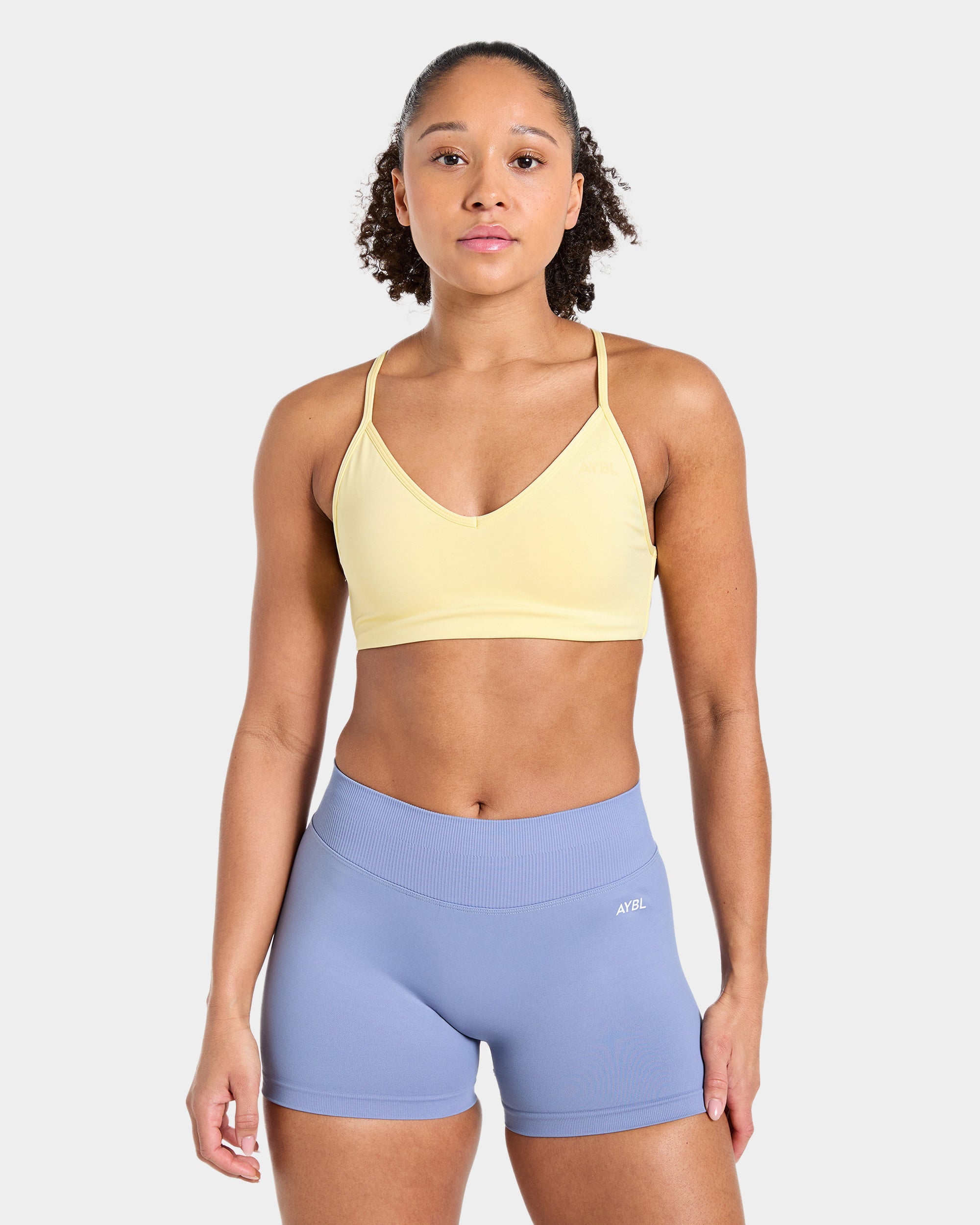 Essential Crossback Sports Bra - Jaune