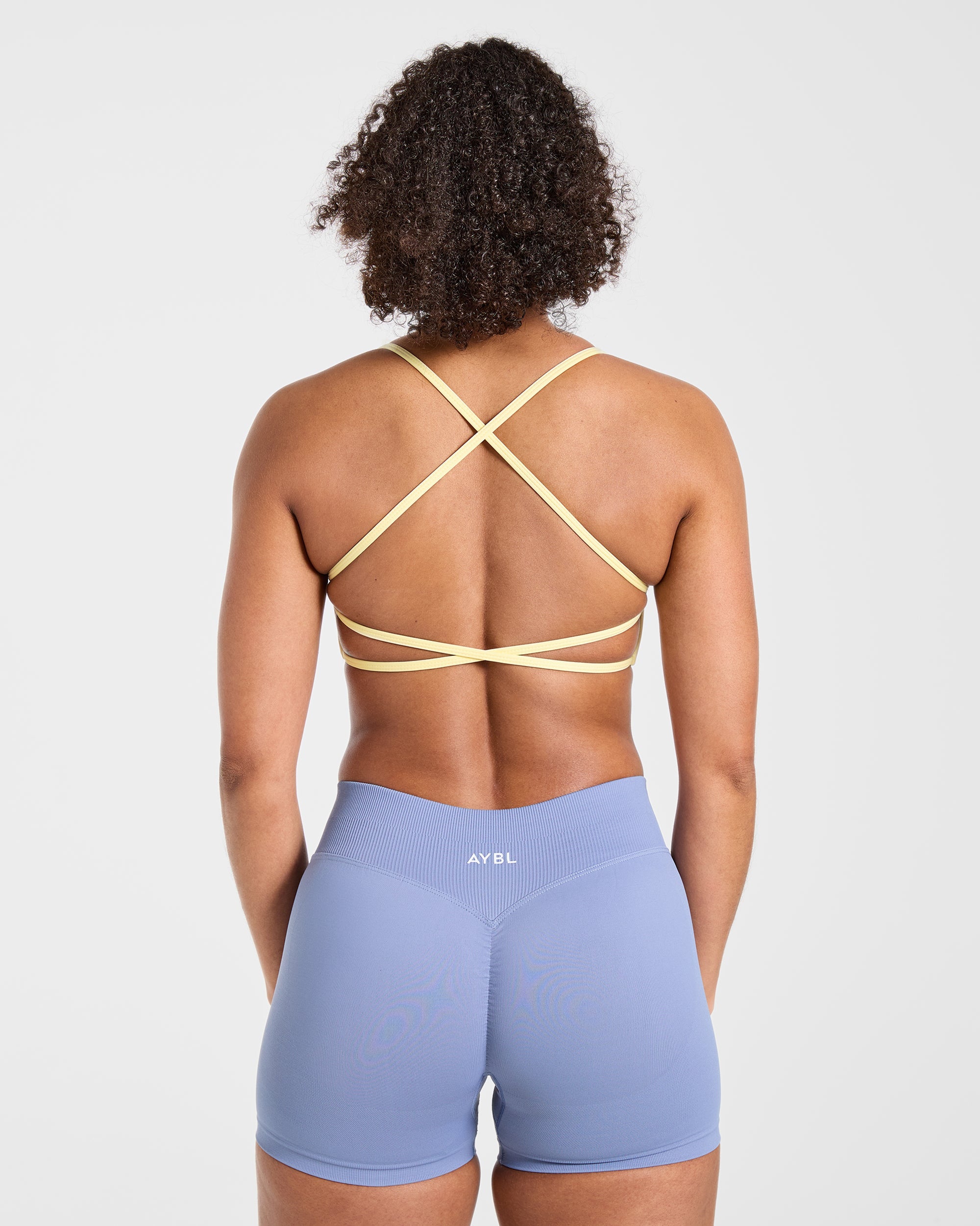 Essential Crossback Sports Bra - Jaune