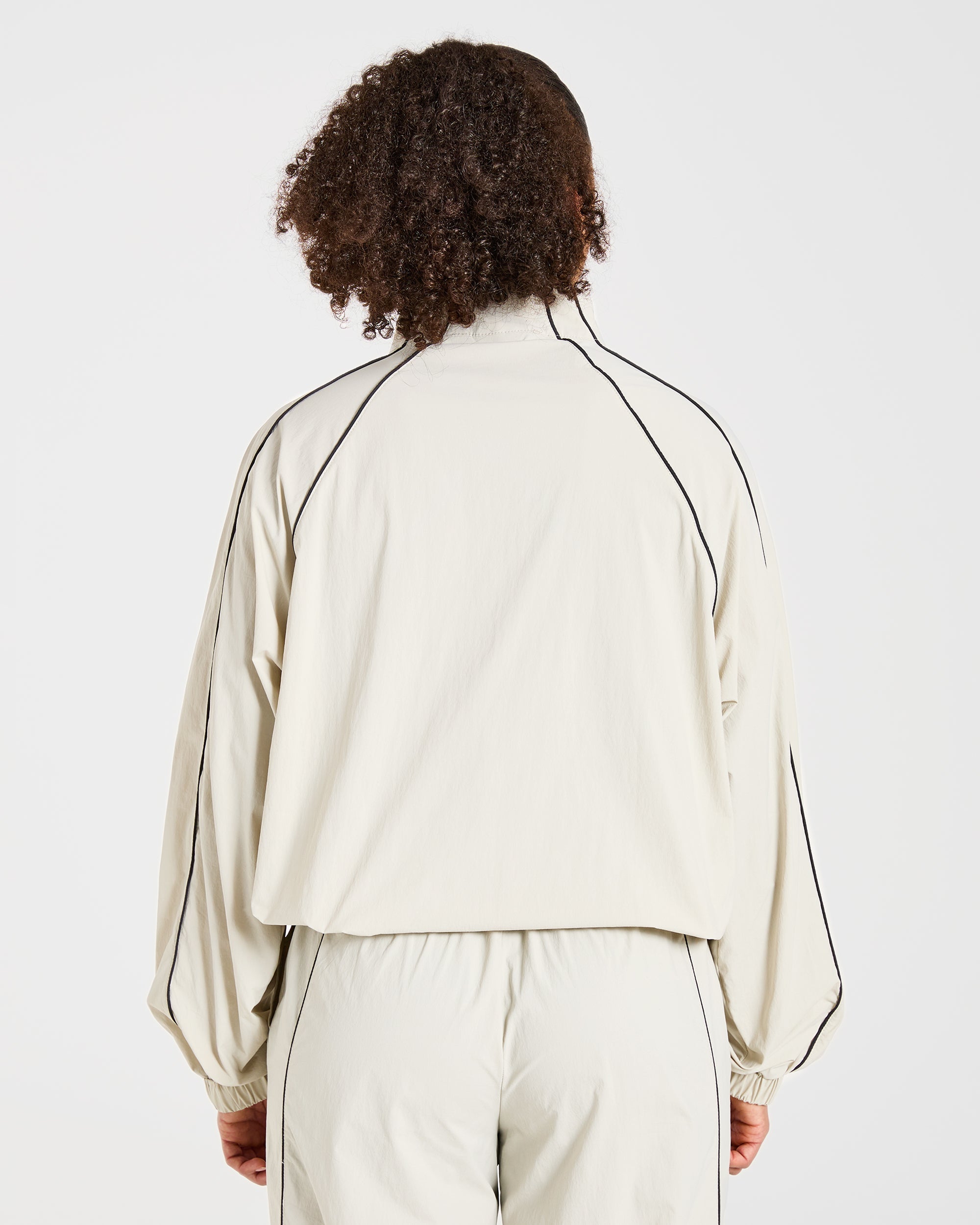 Retro Track Jacket - Off Blanc