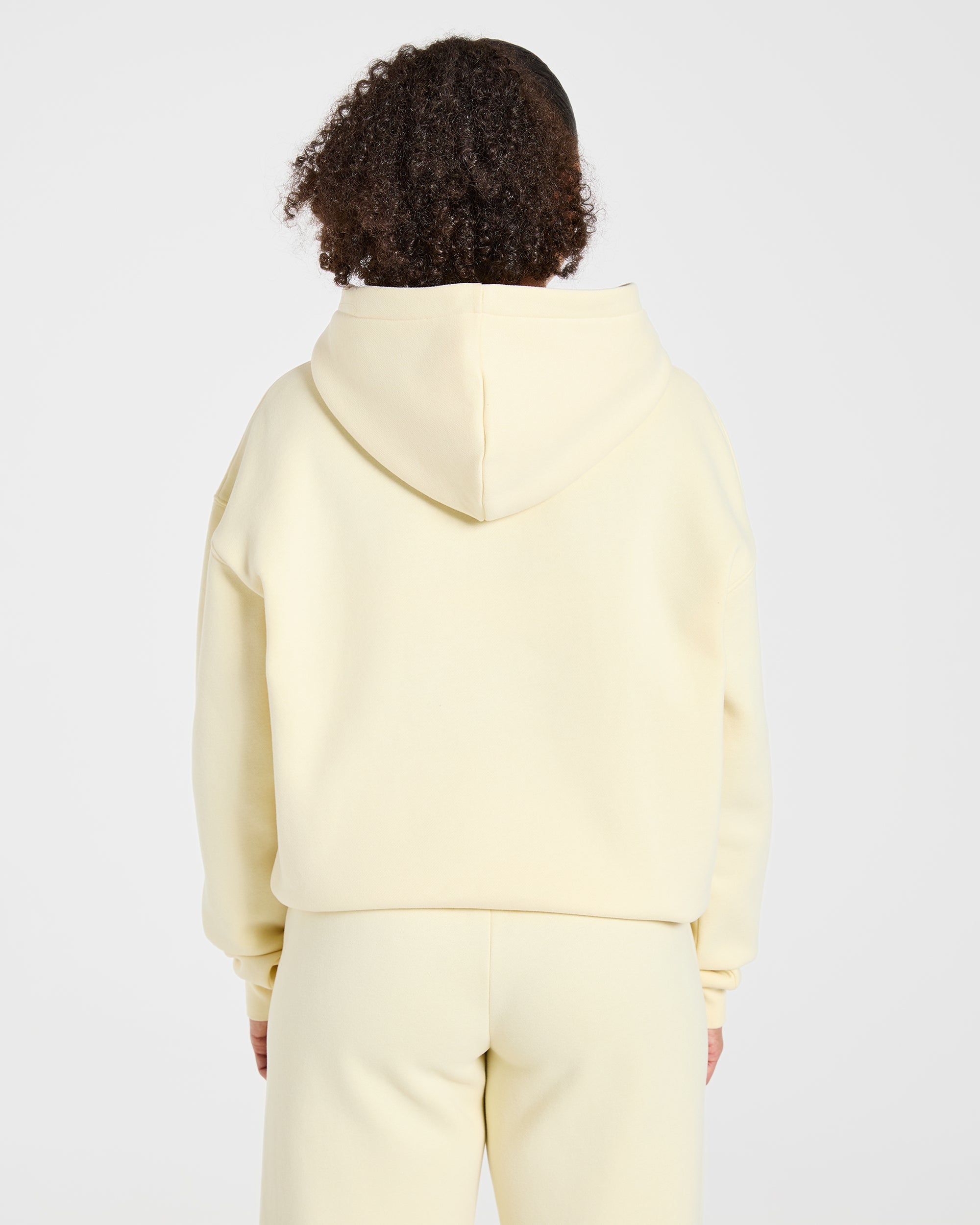 Varsity 2.0 Oversized Hoodie - Butter Jaune