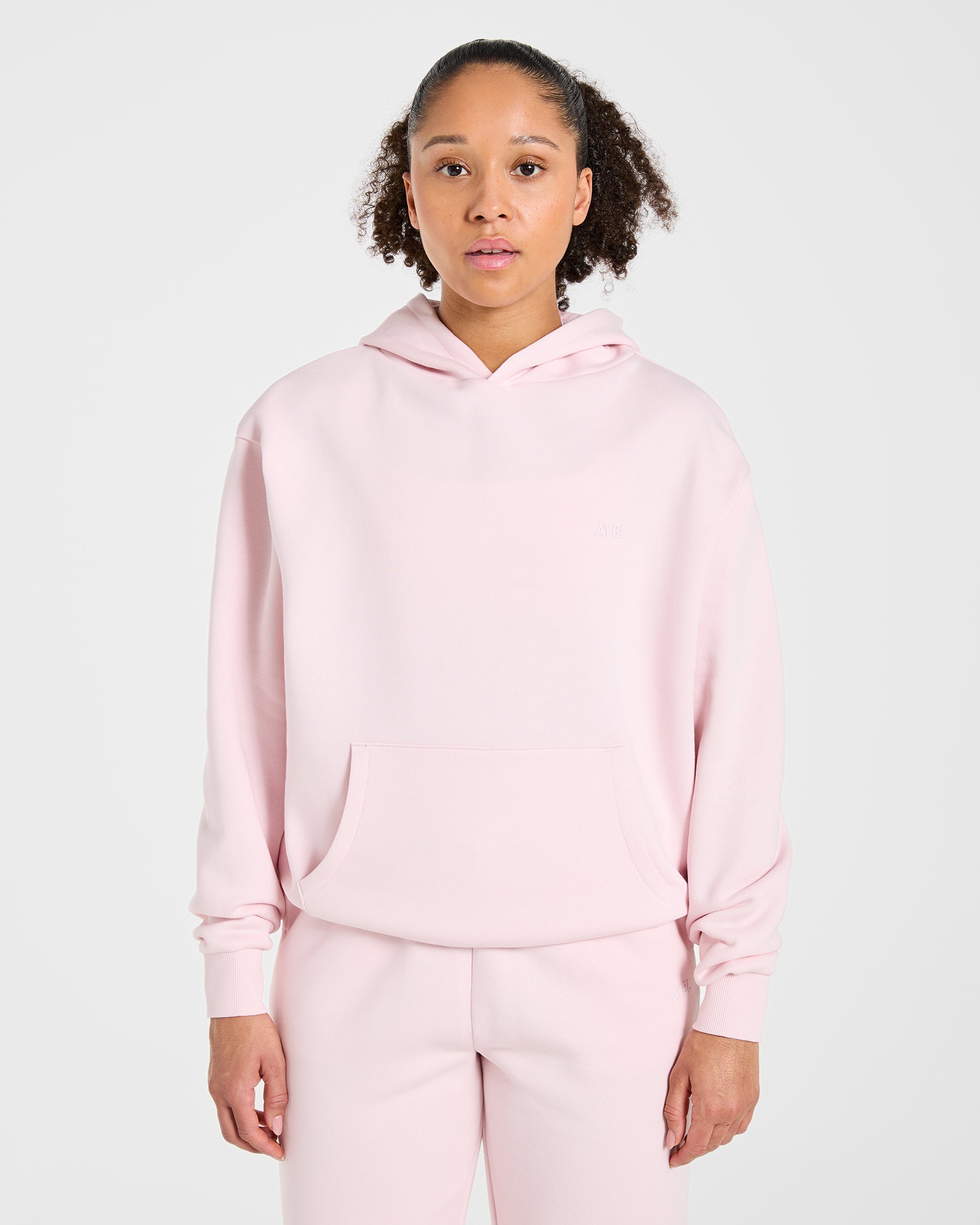 Lifestyle Oversized Hoodie - Pastel Rose