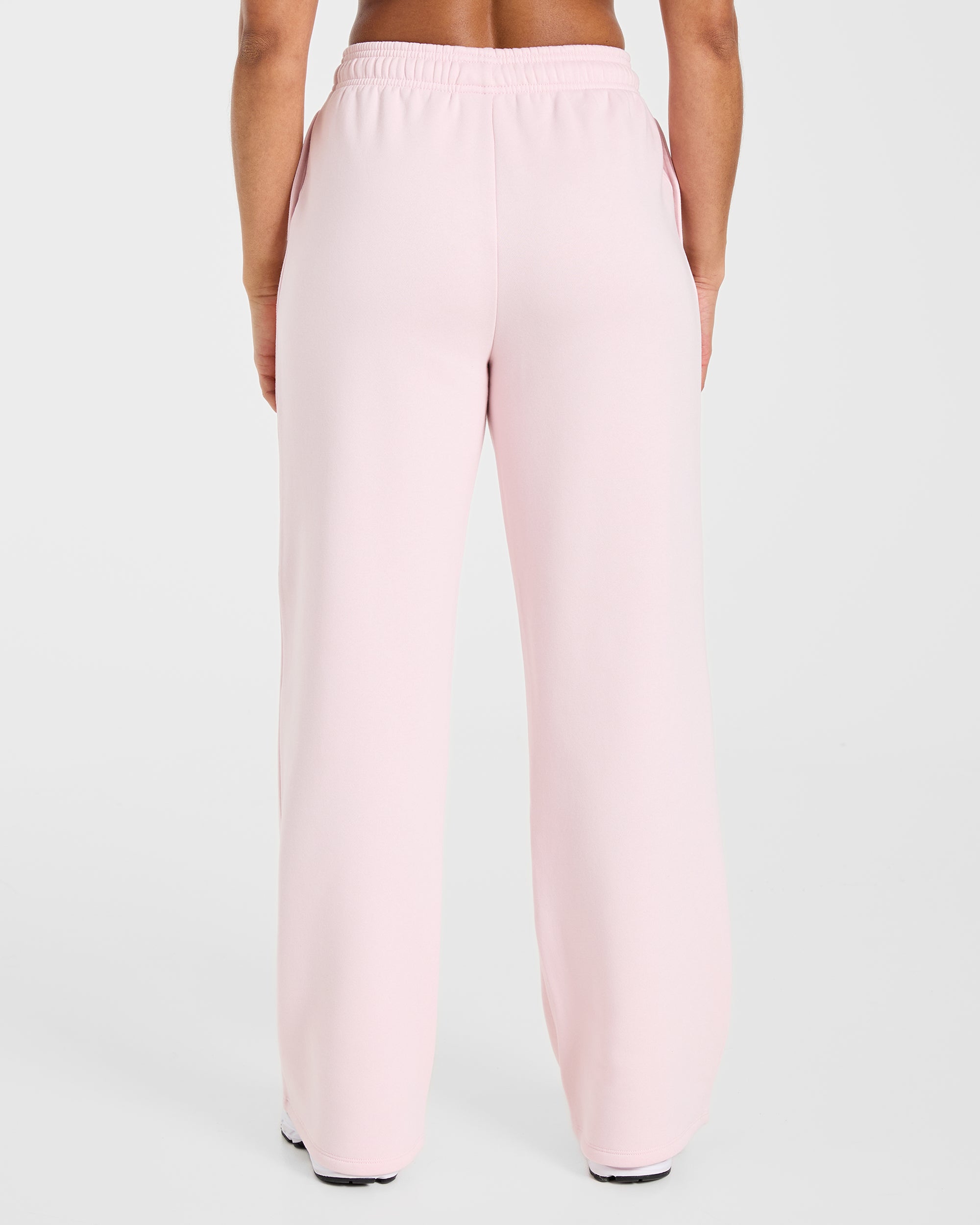 Lifestyle Oversized Straight Leg Joggers - Pastel Rose