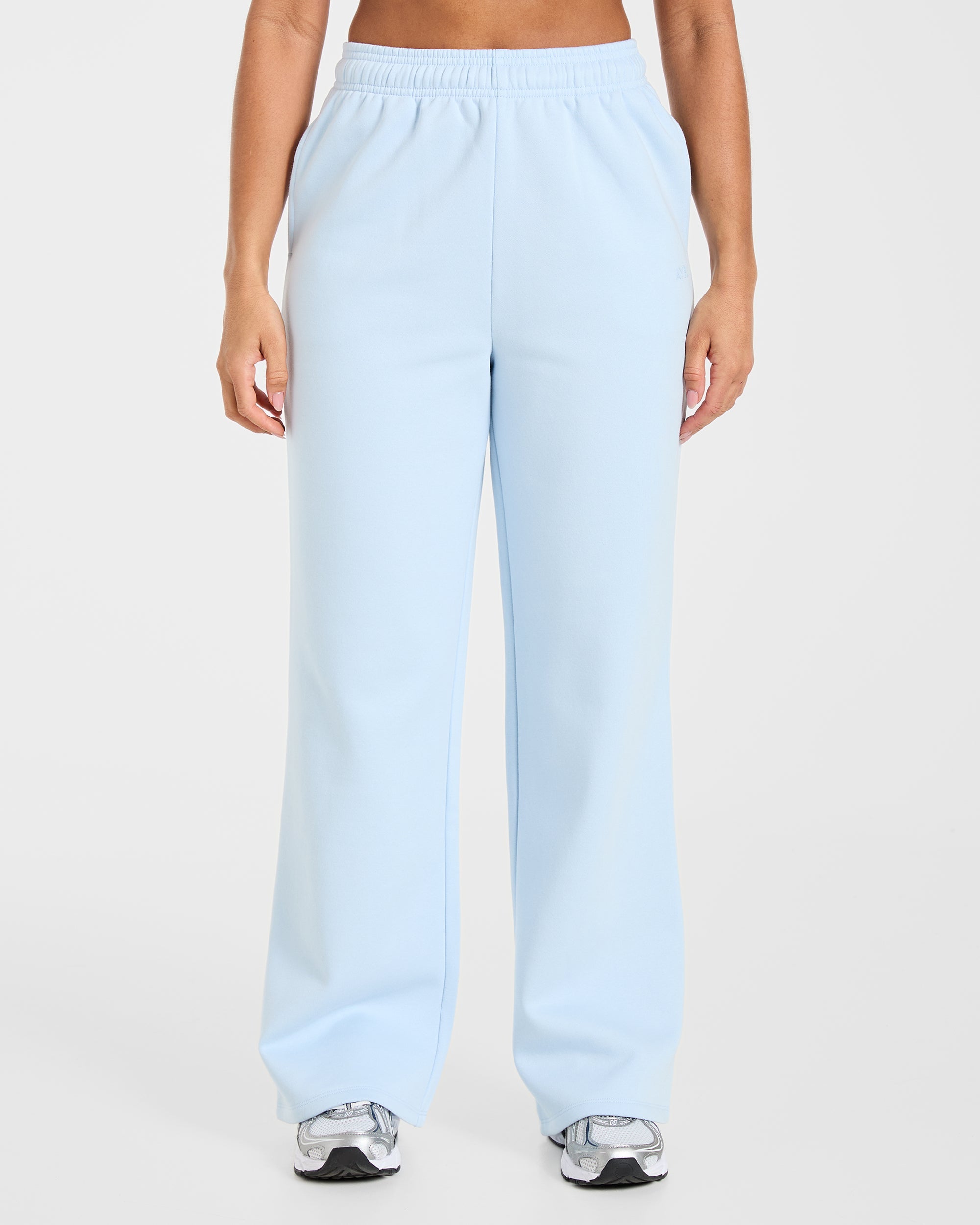 Lifestyle Oversized Straight Leg Joggers - Spring Bleu