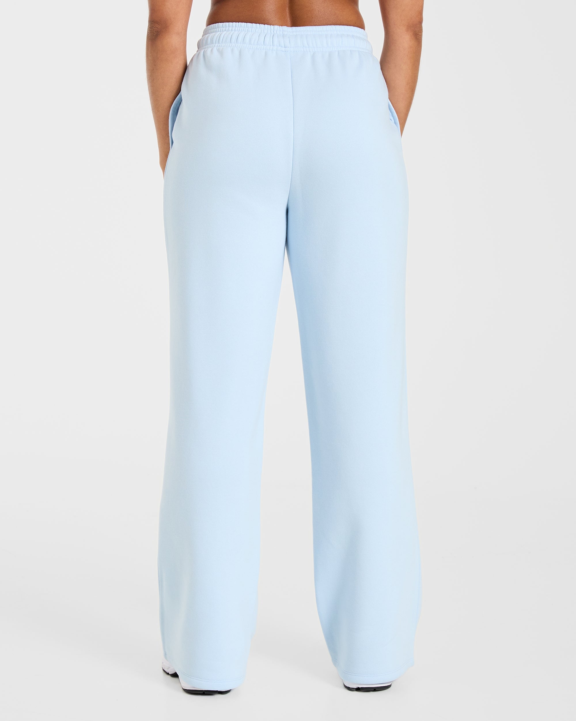 Lifestyle Oversized Straight Leg Joggers - Spring Bleu