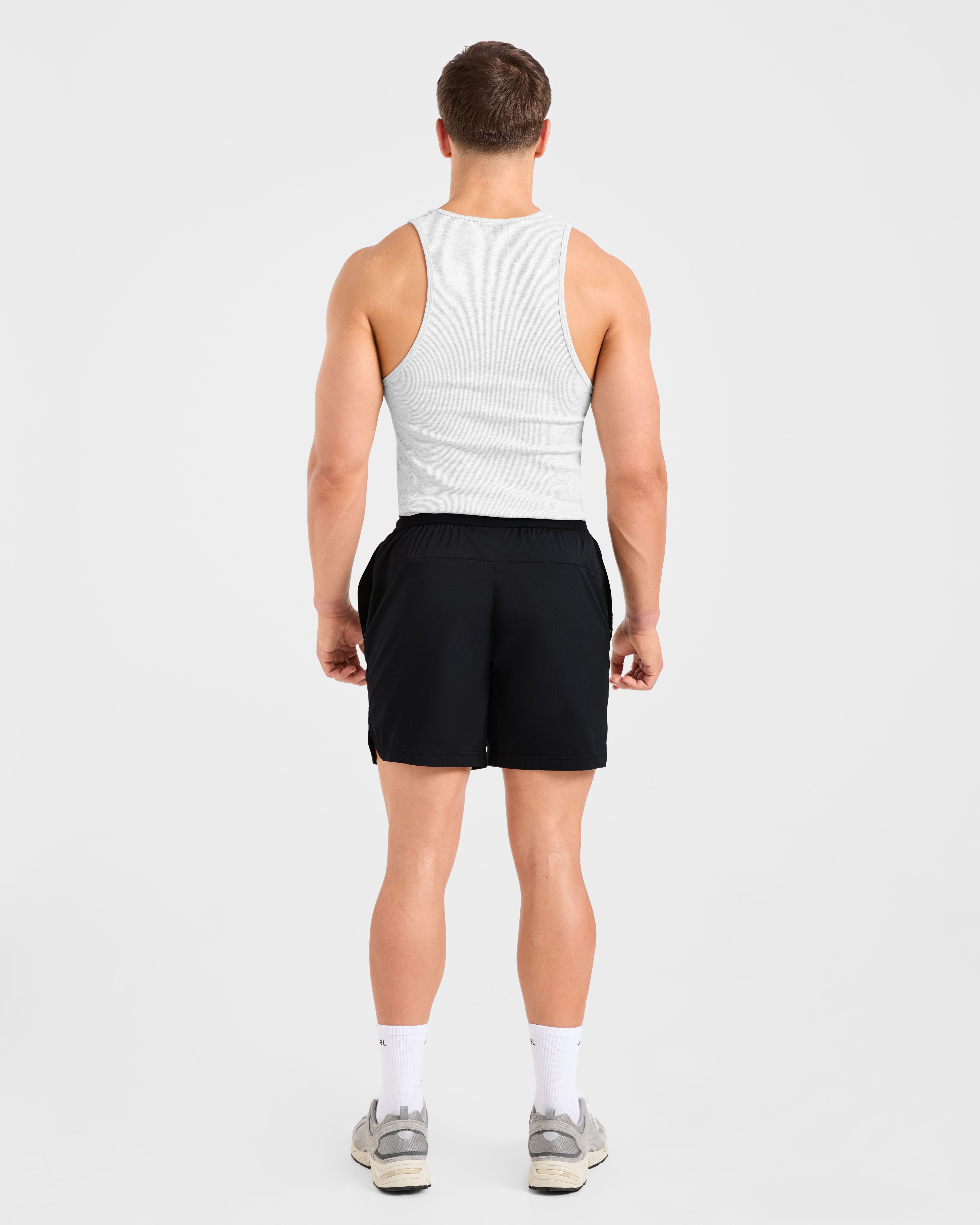 Muscle Ribbed Tank - Light Gris Marl