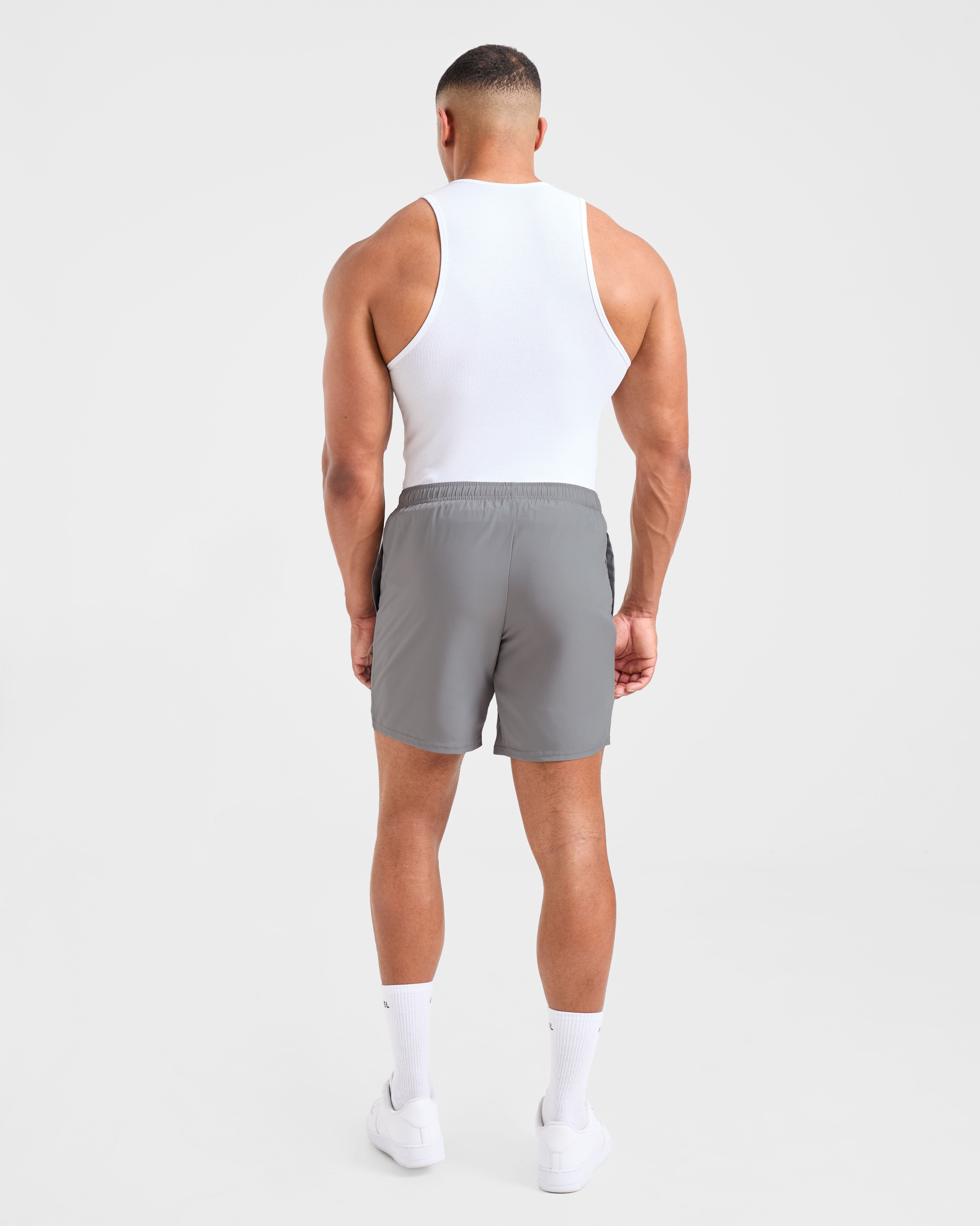 Muscle Ribbed Tank - Blanc