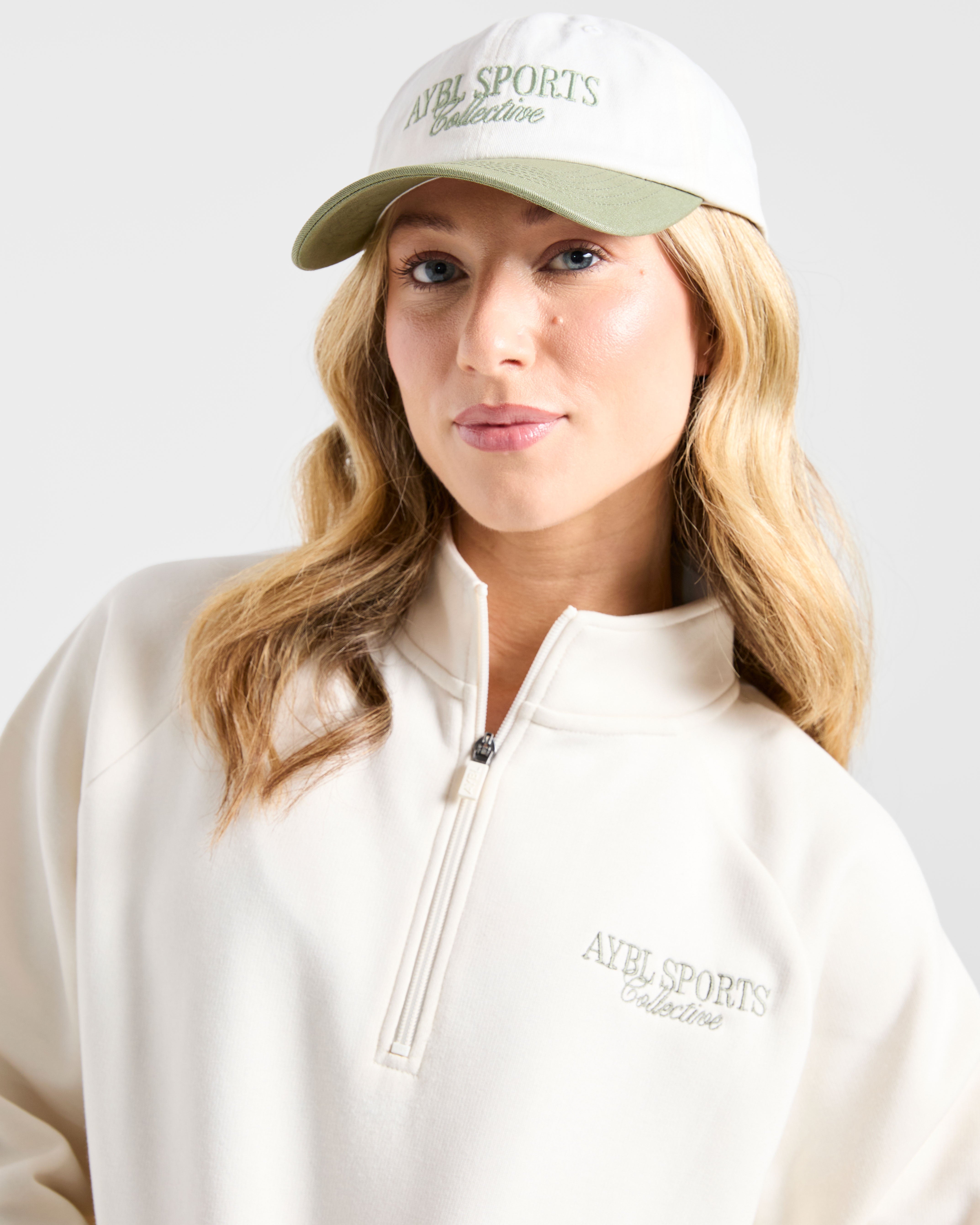 Sports Collective Cap - Off Blanc/Vert