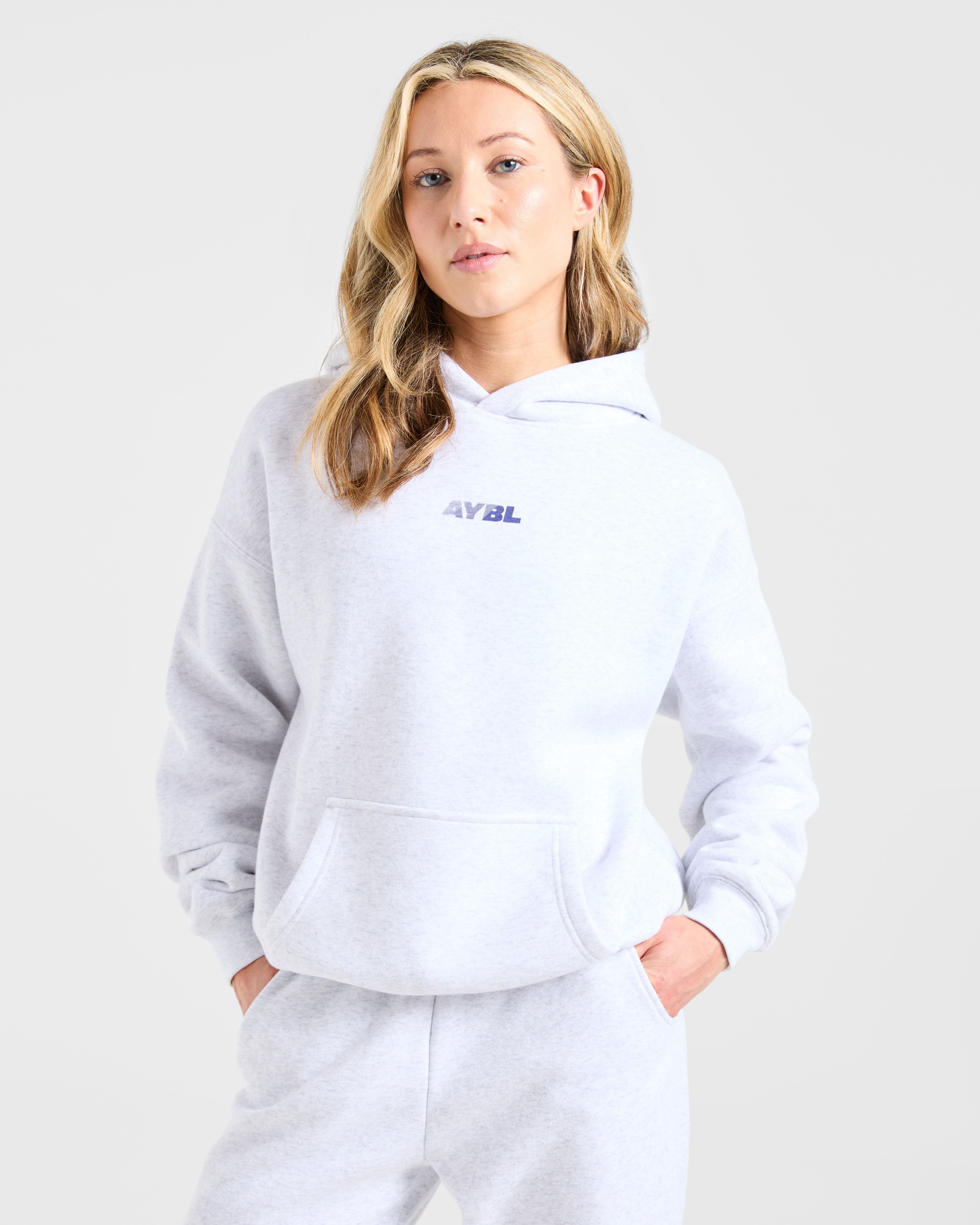Athletics Dept Oversized Hoodie - Gris Marl