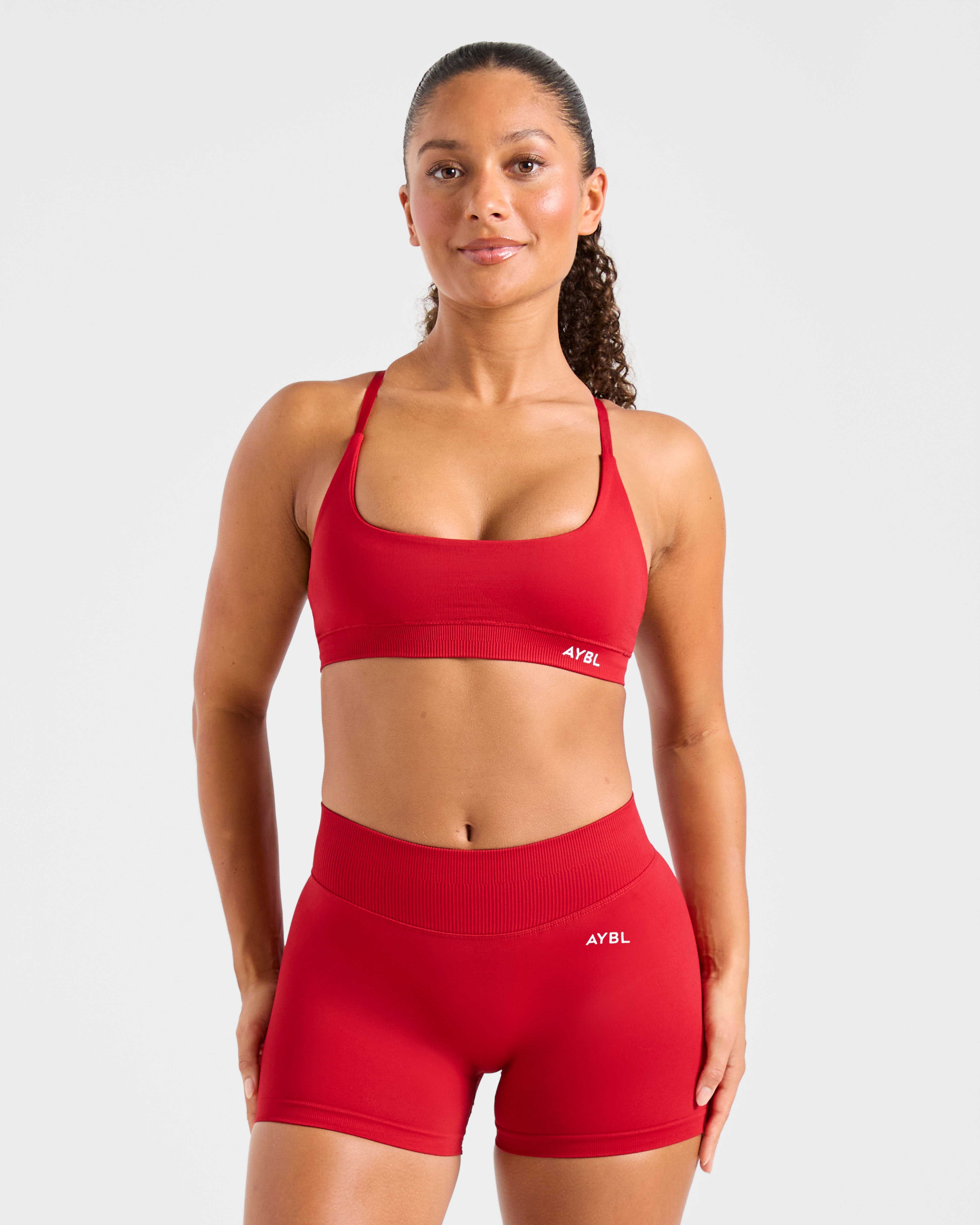 Enhance Seamless Sports Bra - Rouge