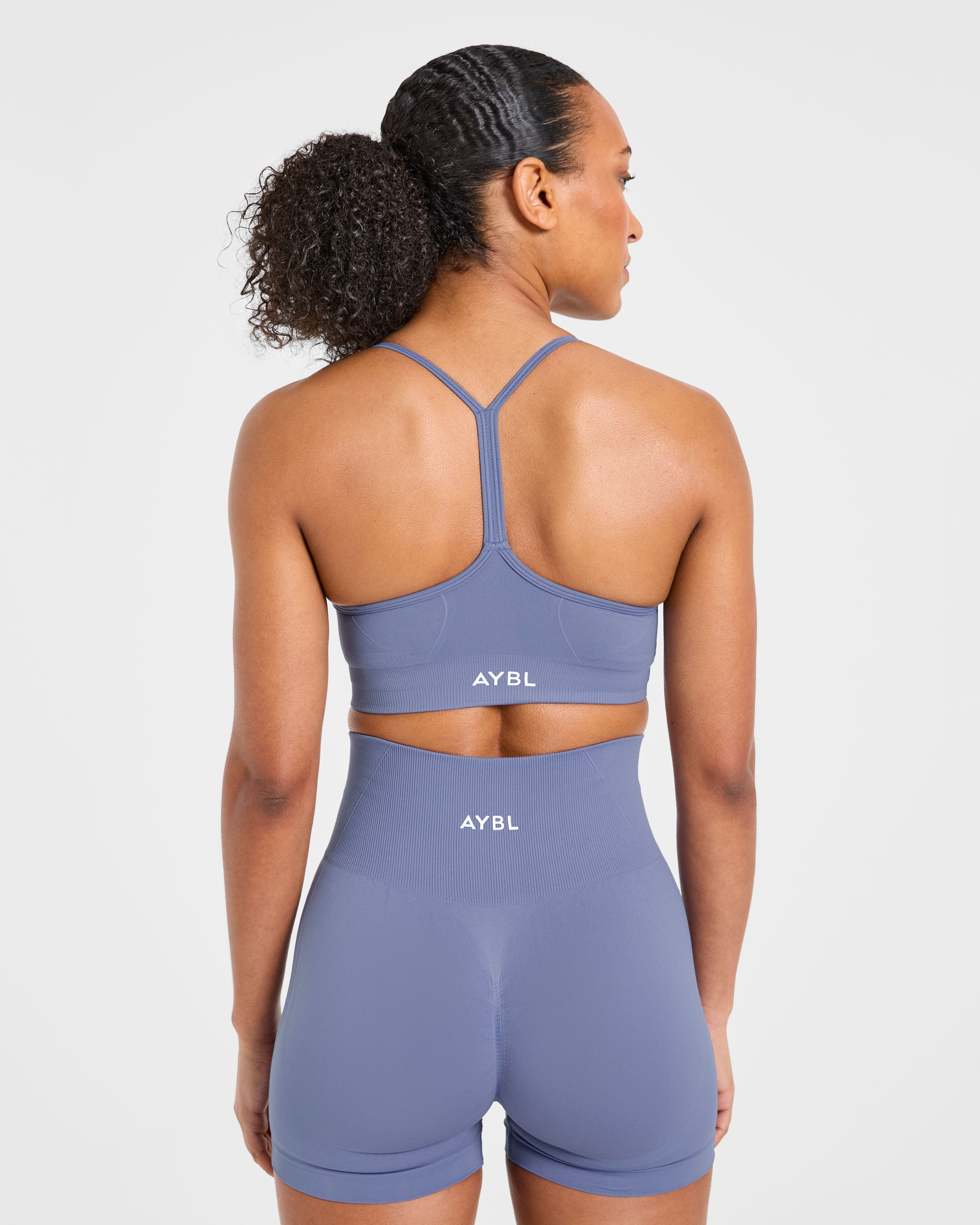 Empower Seamless Sports Bra - Slate Bleu